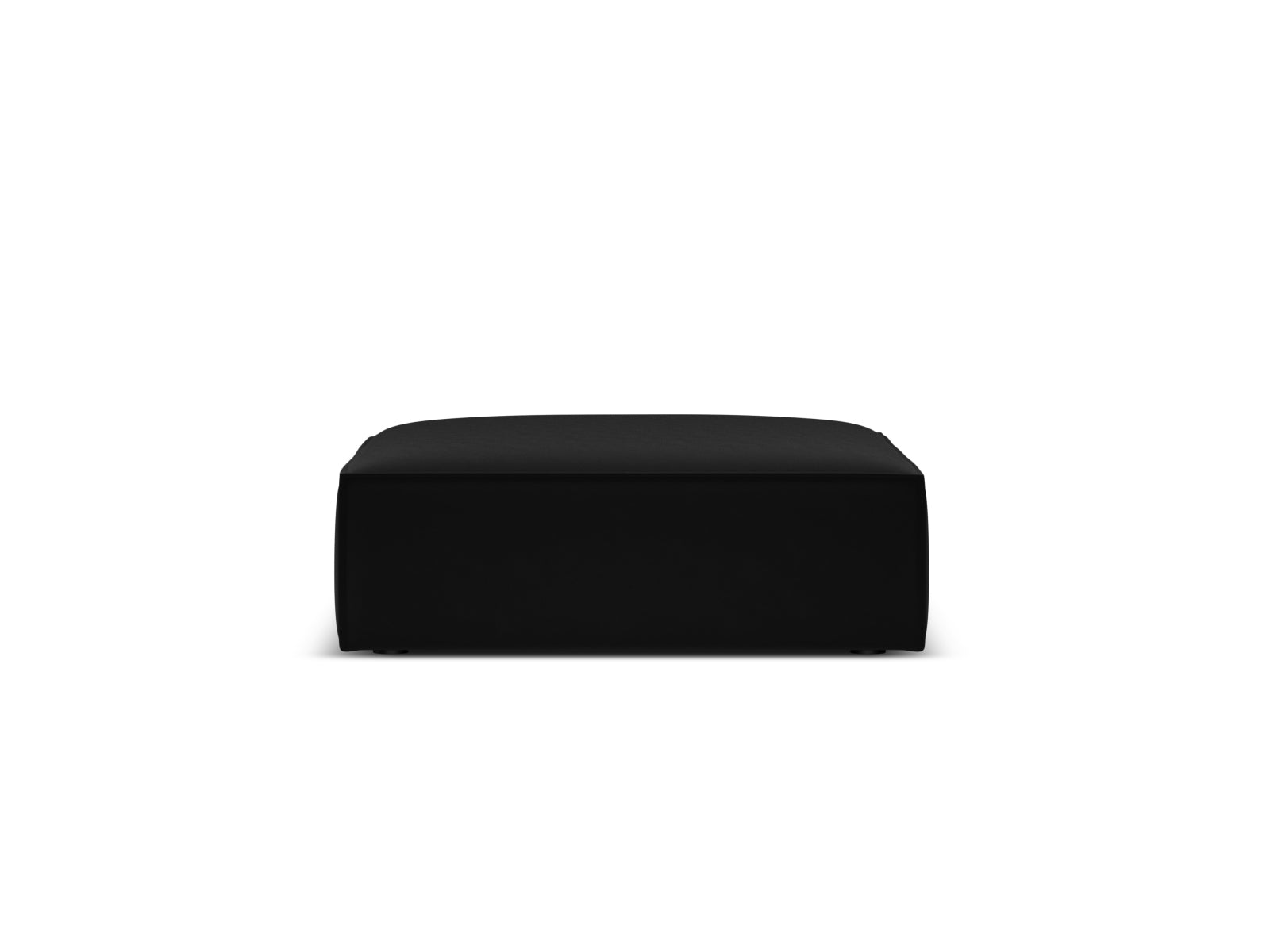 Kaelle Velour Pouf 1 Sitz in Black-Bluvel präsentiert im Onlineshop von KAQTU Design AG. Pouf ist von Micadoni