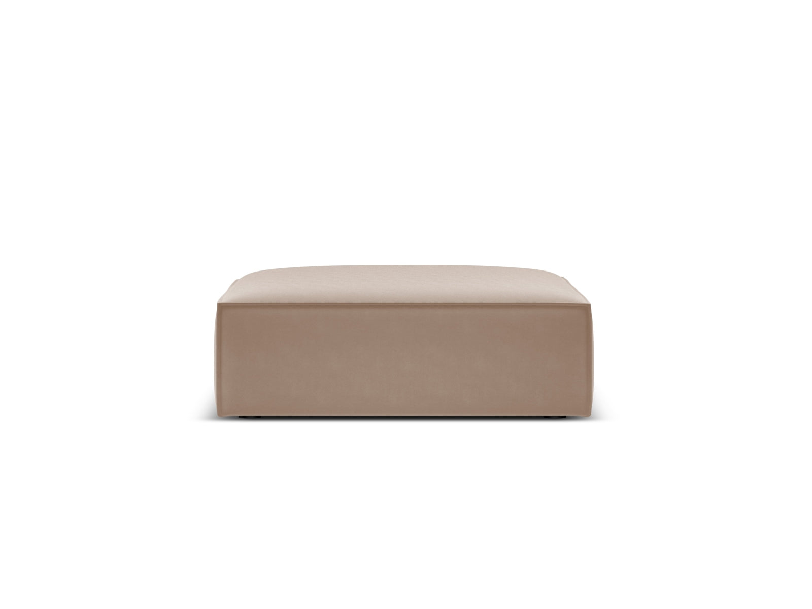 Kaelle Velour Pouf 1 Sitz in Beige-Bluvel präsentiert im Onlineshop von KAQTU Design AG. Pouf ist von Micadoni