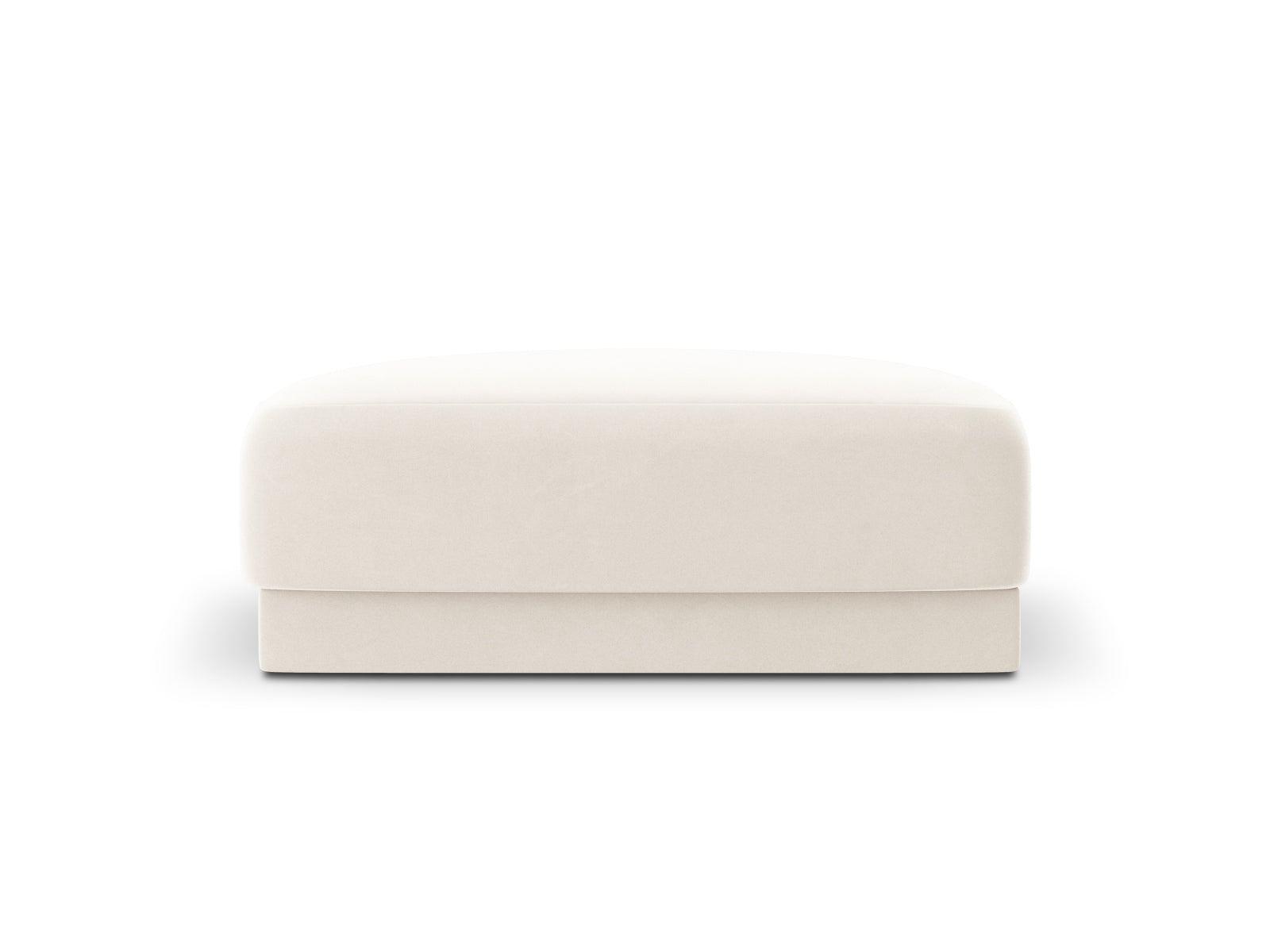 Miley Velour Pouf 1 Sitz in Light Beige präsentiert im Onlineshop von KAQTU Design AG. Pouf ist von Micadoni