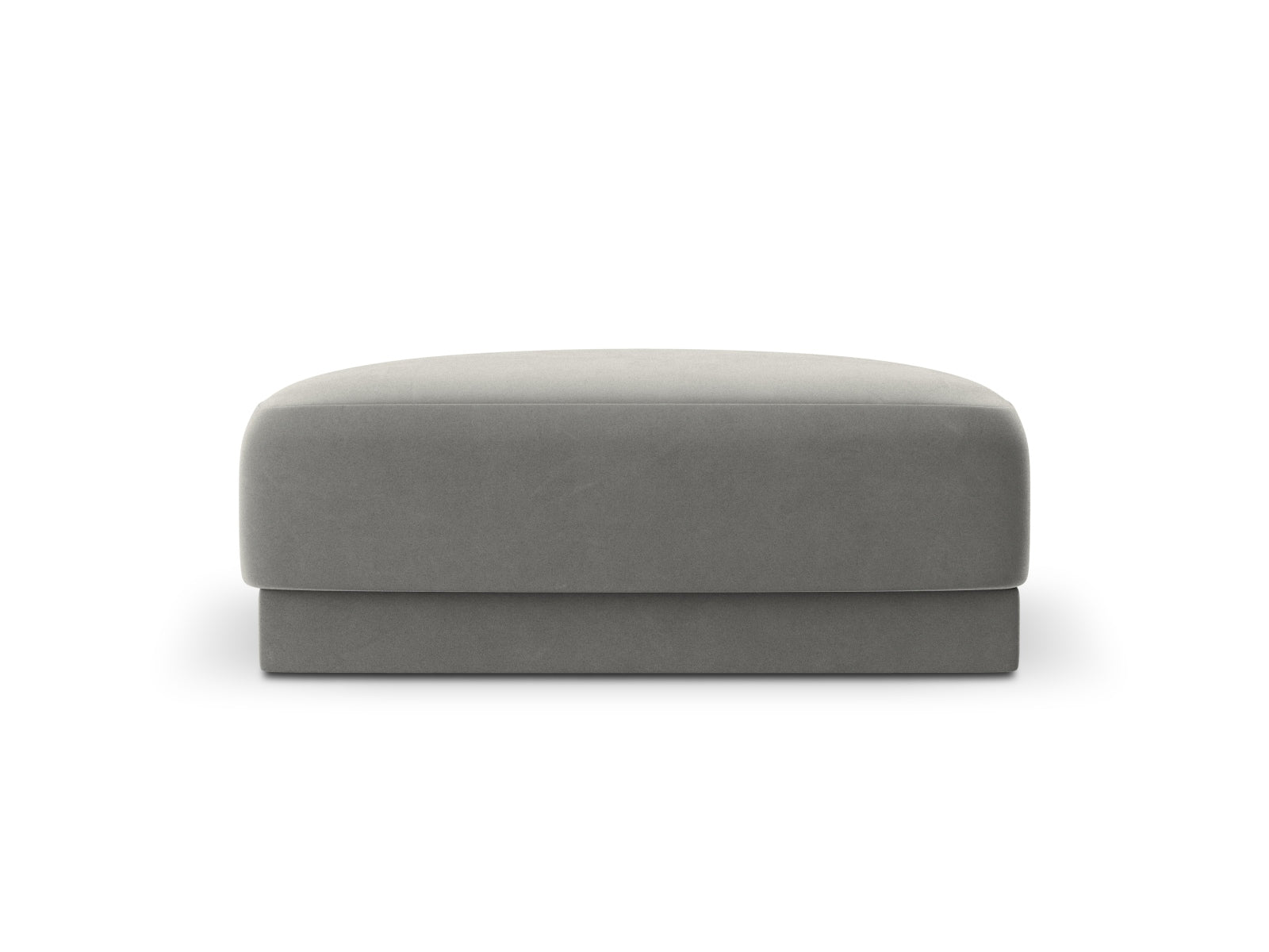 Miley Velour Pouf 1 Sitz in Light Grey präsentiert im Onlineshop von KAQTU Design AG. Pouf ist von Micadoni