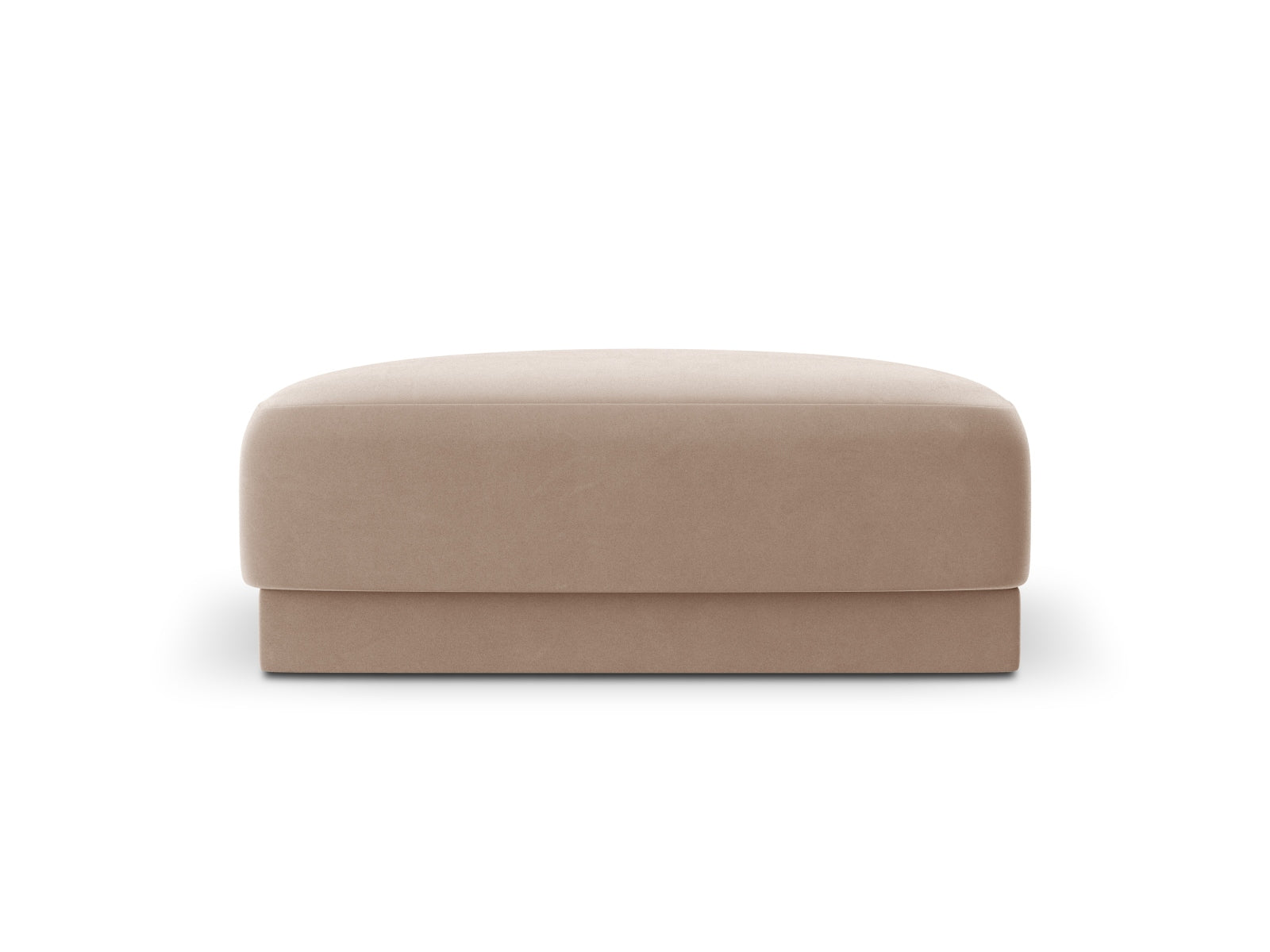 Miley Velour Pouf 1 Sitz in Cappuccino präsentiert im Onlineshop von KAQTU Design AG. Pouf ist von Micadoni