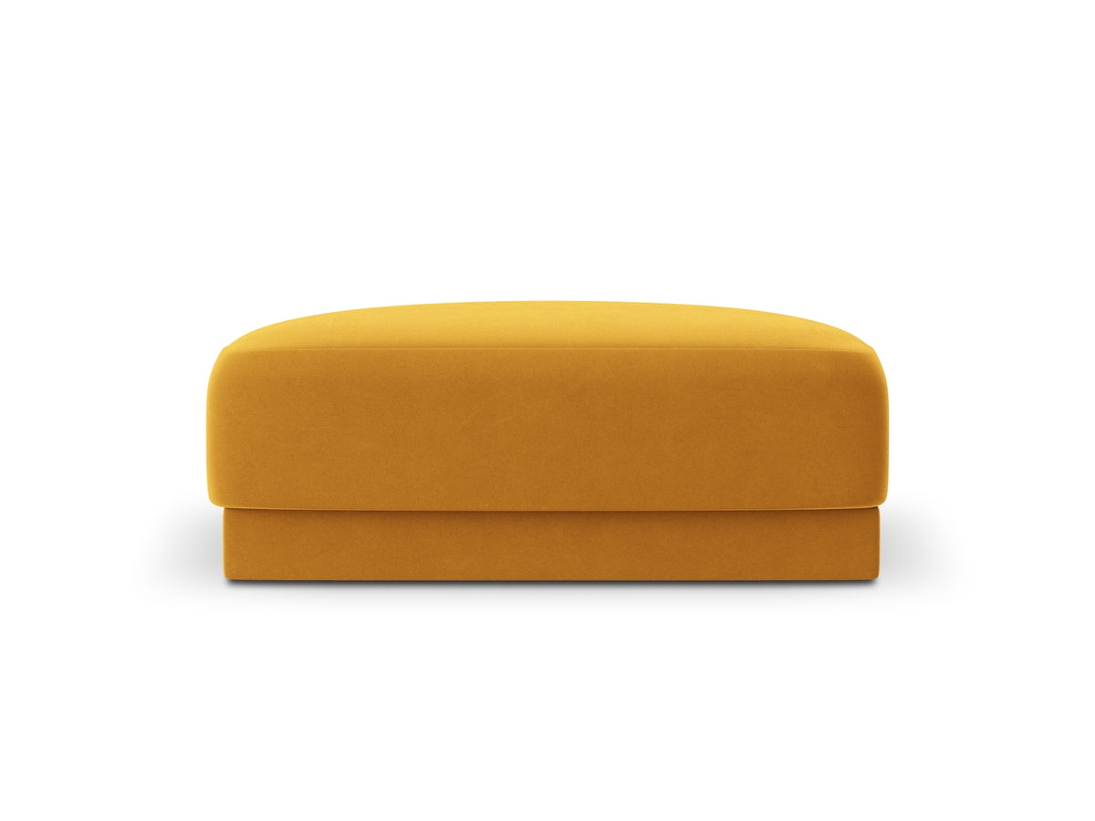 Miley Velour Pouf 1 Sitz in Yellow-Bluvel präsentiert im Onlineshop von KAQTU Design AG. Pouf ist von Micadoni