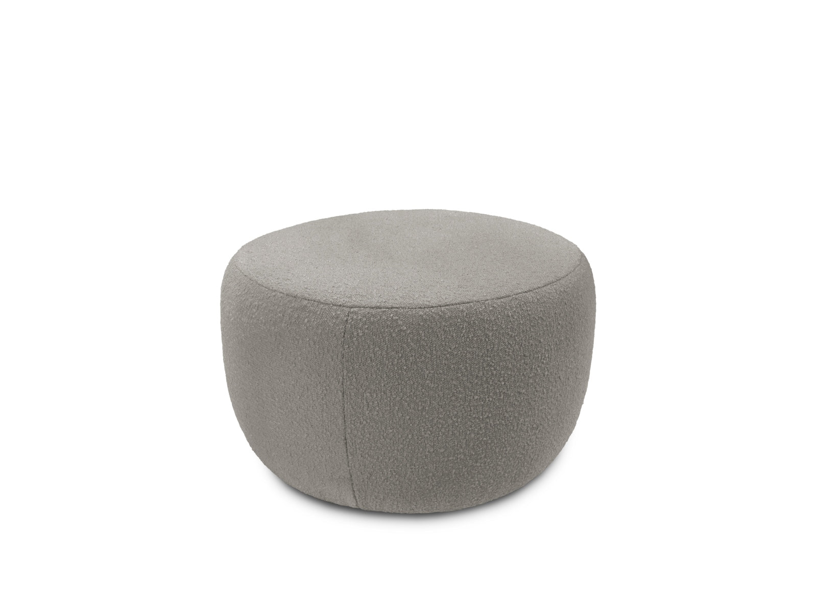 Saamit Boucle Pouf 1 Sitzer in Grey präsentiert im Onlineshop von KAQTU Design AG. Modulares Sofa ist von Micadoni