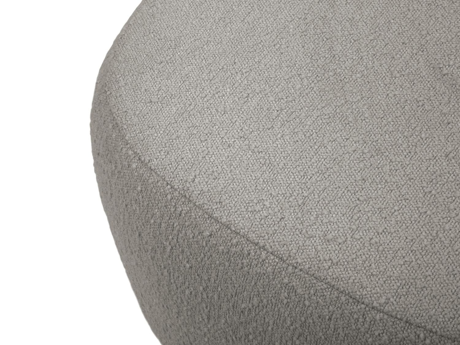 Saamit Boucle Pouf 1 Sitzer in Grey präsentiert im Onlineshop von KAQTU Design AG. Modulares Sofa ist von Micadoni