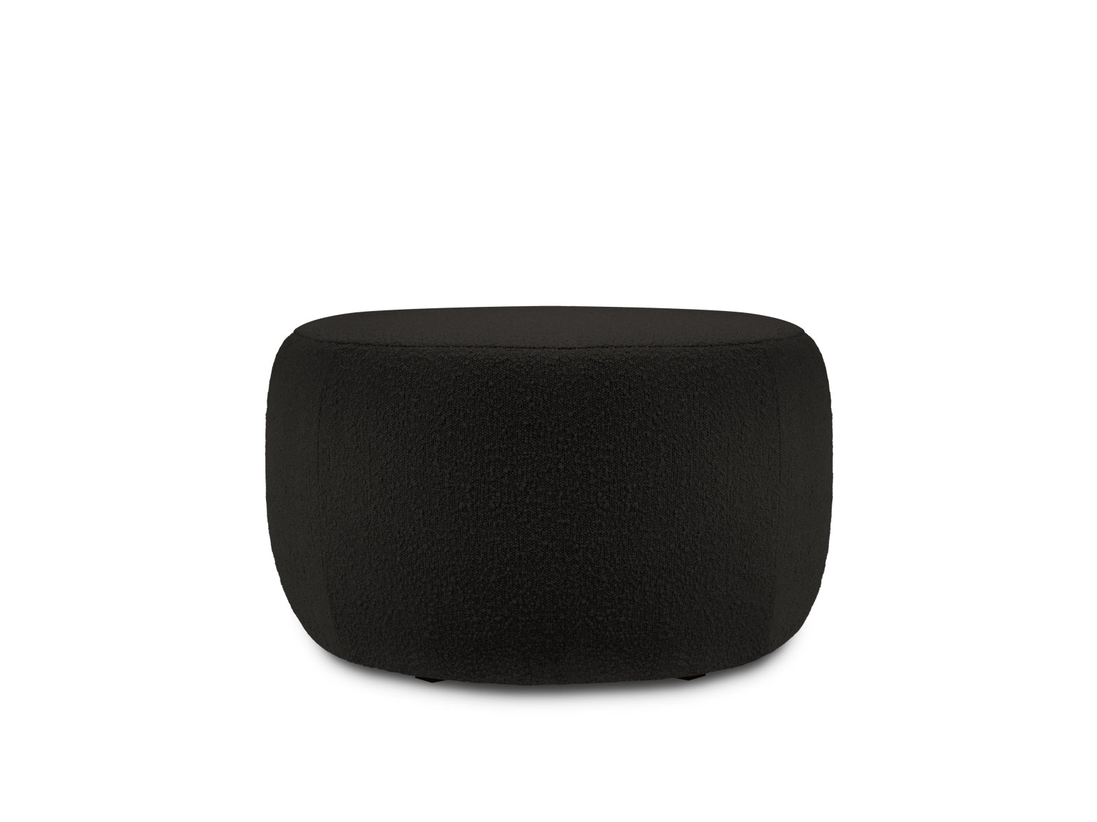 Saamit Boucle Pouf 1 Sitzer in Black präsentiert im Onlineshop von KAQTU Design AG. Modulares Sofa ist von Micadoni