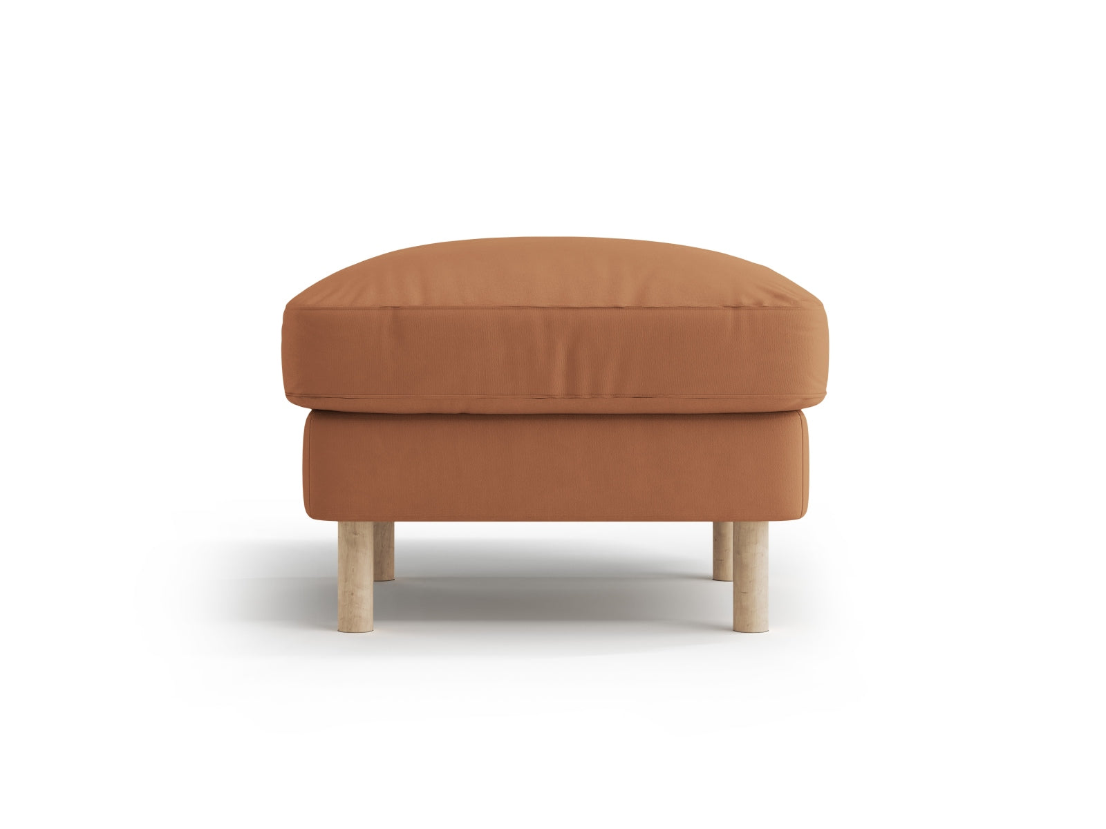 Eden Velour Pouf 1 Sitzer in Honey-Paris präsentiert im Onlineshop von KAQTU Design AG. Modulares Sofa ist von Micadoni