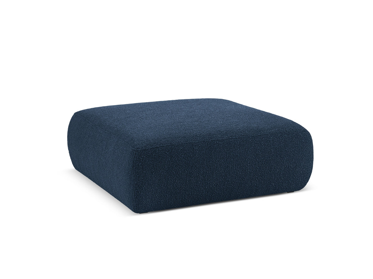 Molino Boucle Pouf 1 Sitz in Dark Blue-Baloo präsentiert im Onlineshop von KAQTU Design AG. Pouf ist von Micadoni