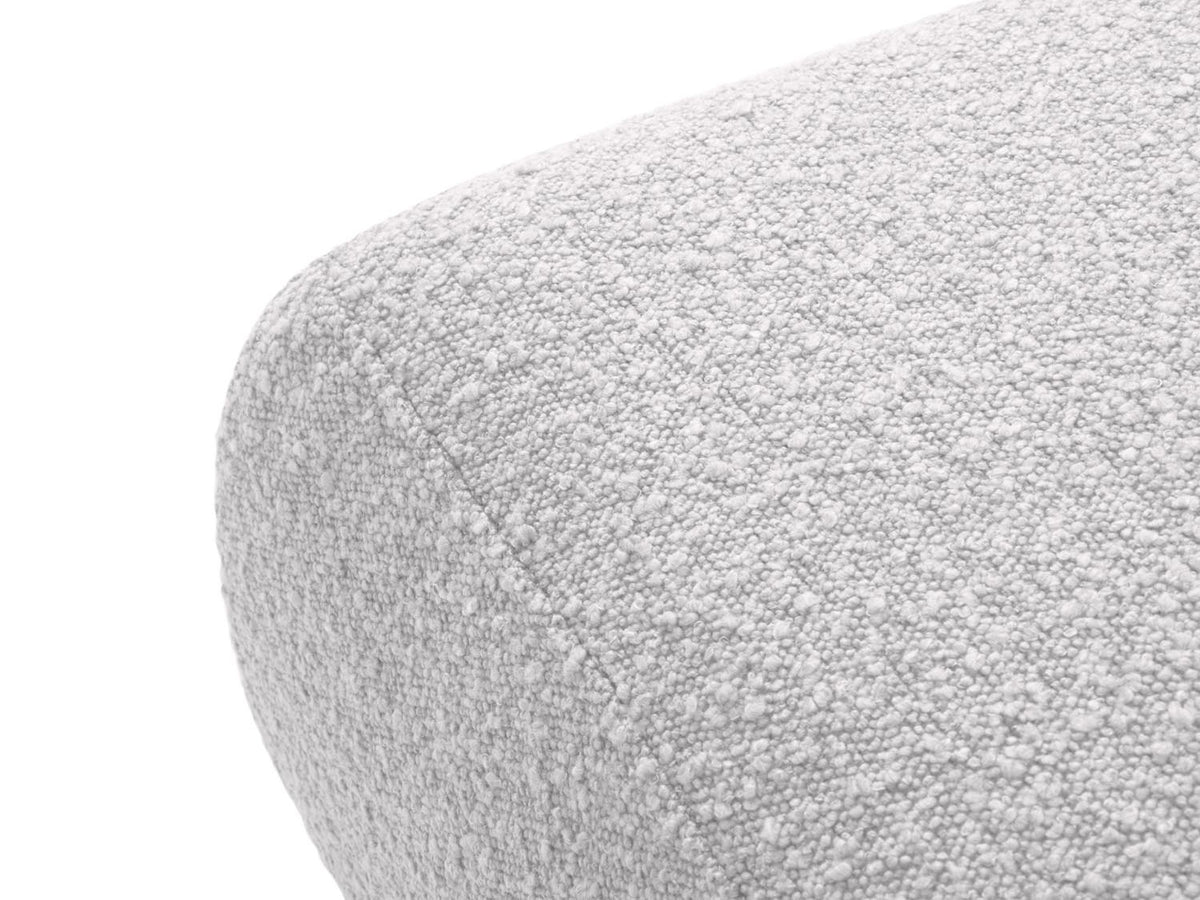 Molino Boucle Pouf 1 Sitz in Light Grey-Baloo präsentiert im Onlineshop von KAQTU Design AG. Pouf ist von Micadoni