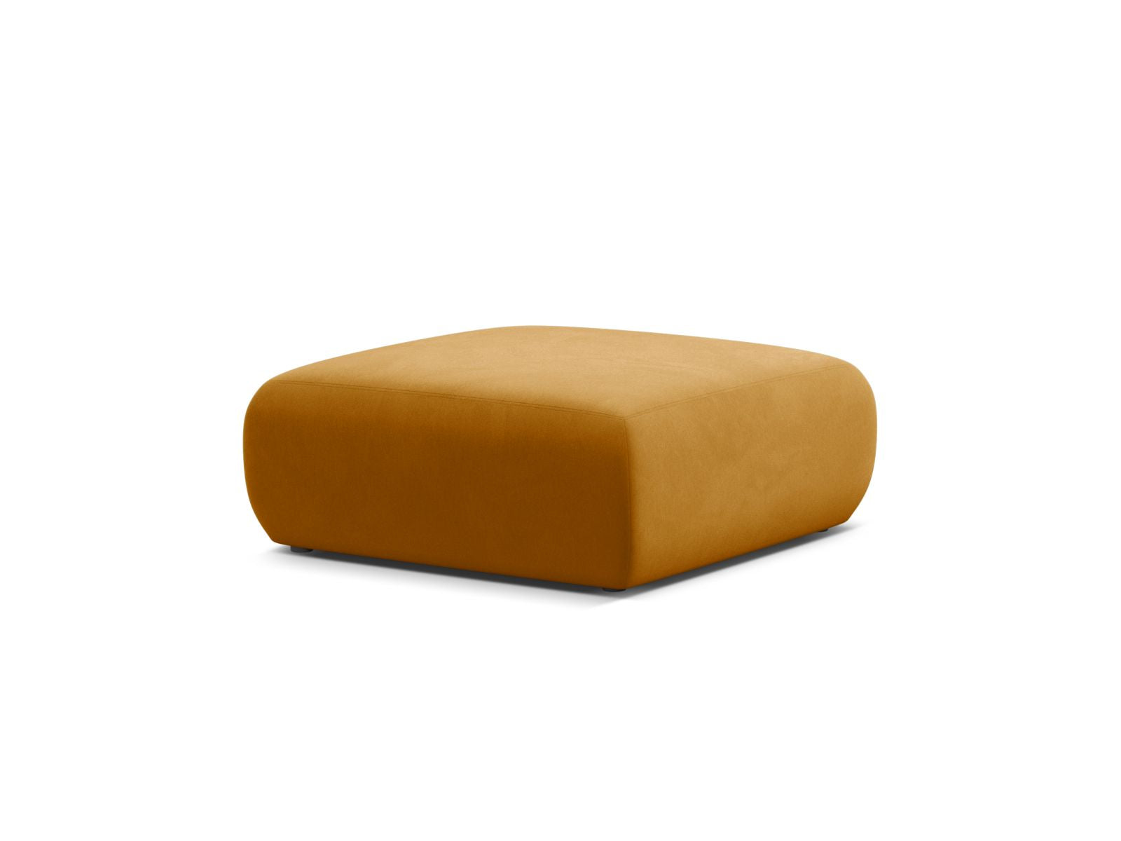 Stylischer 2-Sitzer Pouf Molino in leuchtendem Gelb, ideal für moderne Wohnräume. Hochwertige Verarbeitung von Micadoni.