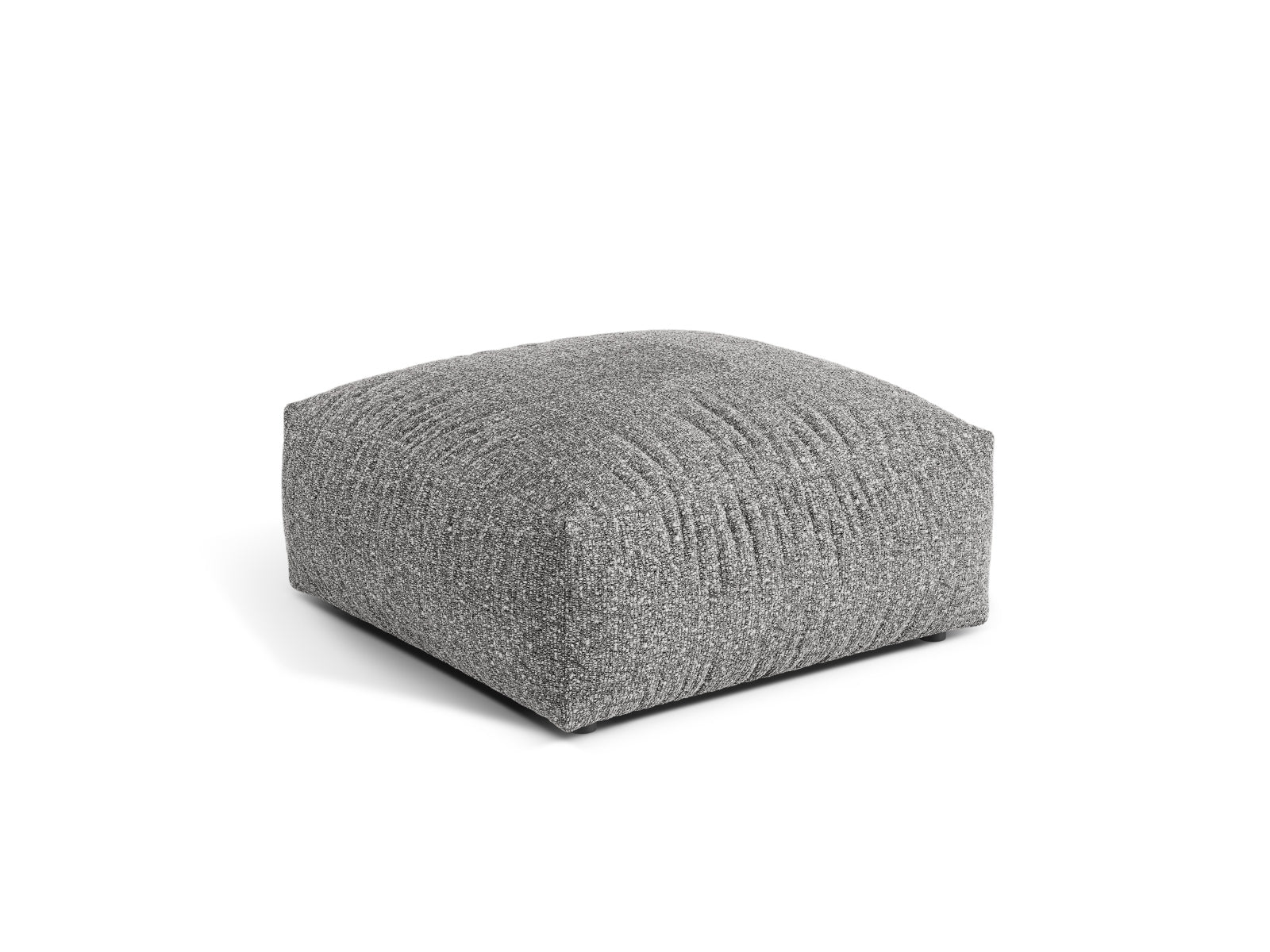 1-Sitzer Grosser Pouf Martina in Graphite-Monet präsentiert im Onlineshop von KAQTU Design AG. Pouf ist von Micadoni