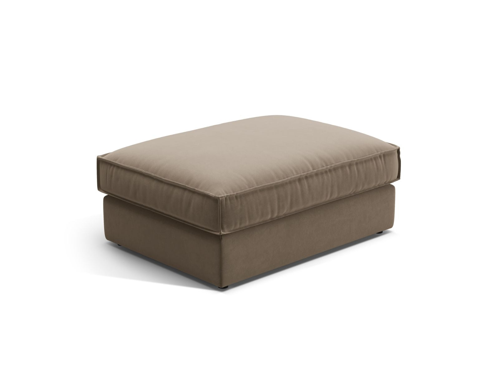 1-Sitzer Pouf Pola in Grey Brown-Salvador präsentiert im Onlineshop von KAQTU Design AG. Pouf ist von Micadoni
