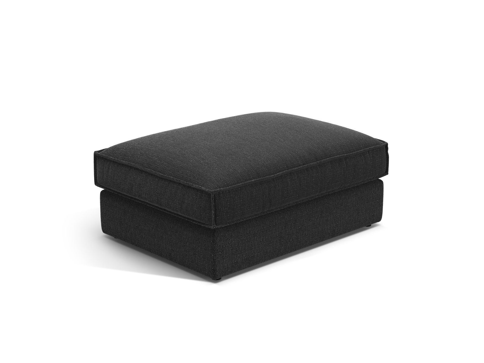 1-Sitzer Pouf Pola in Black-Babel präsentiert im Onlineshop von KAQTU Design AG. Pouf ist von Micadoni
