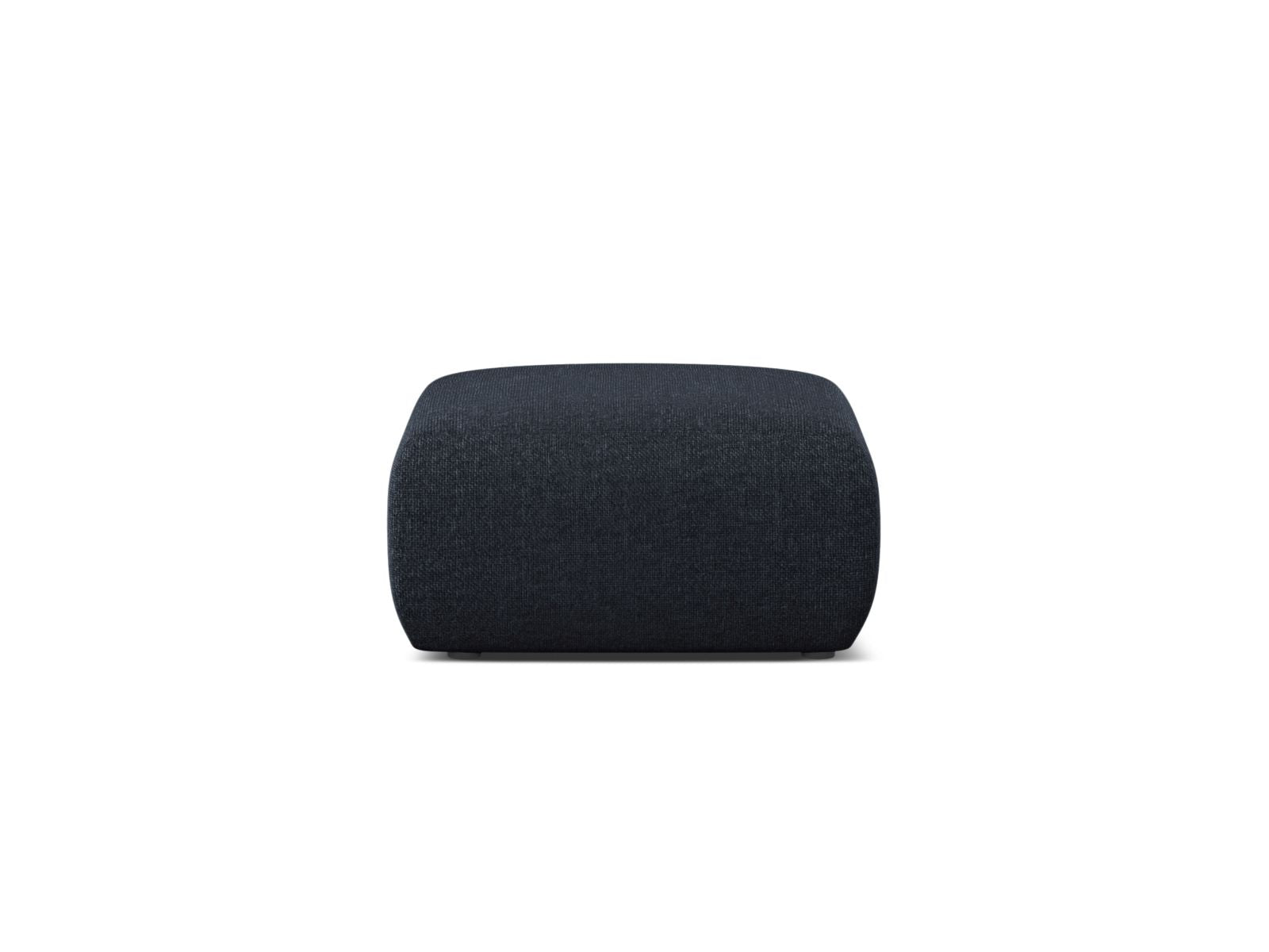 Stylischer 1-Sitzer Pouf Molino in edlem Navy Blue, perfekt für gemütliche Stunden und moderne Wohnkonzepte.