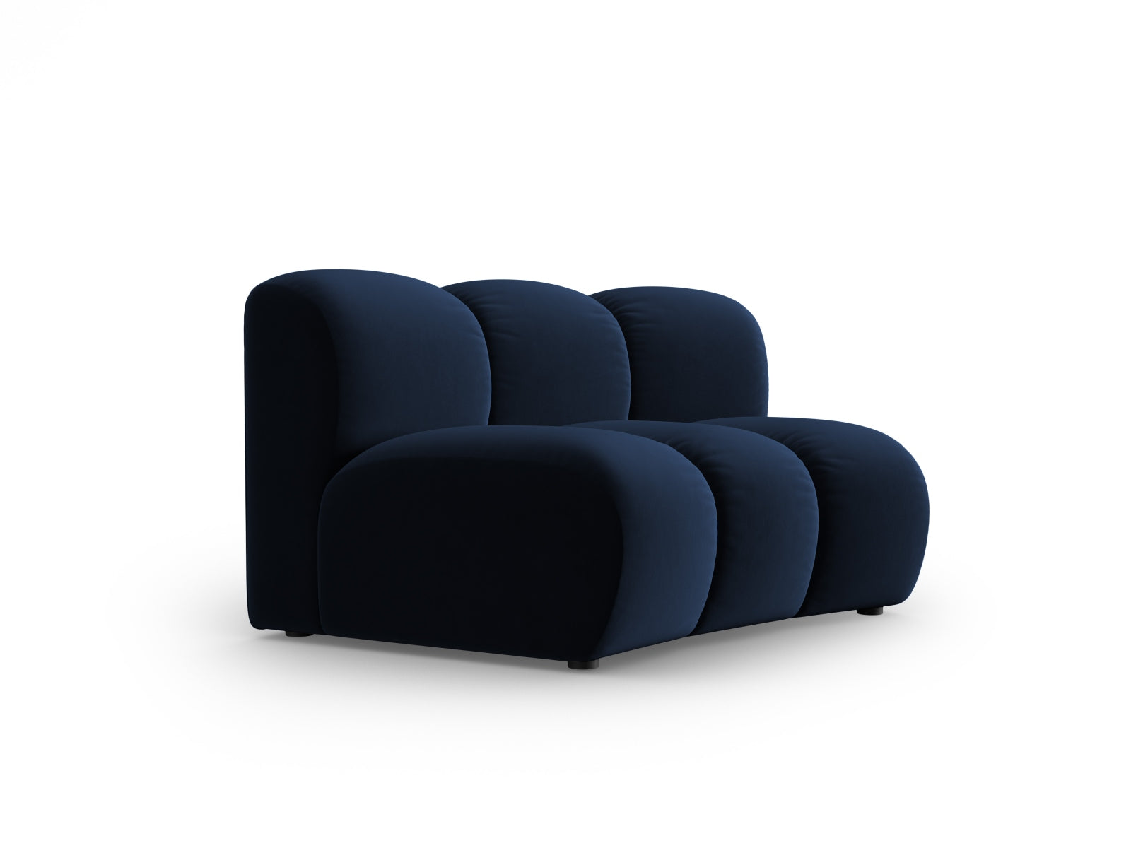 Lupine Velour Modul Armless 1 Sitzer in Royal Blue präsentiert im Onlineshop von KAQTU Design AG. Modulares Sofa ist von Micadoni