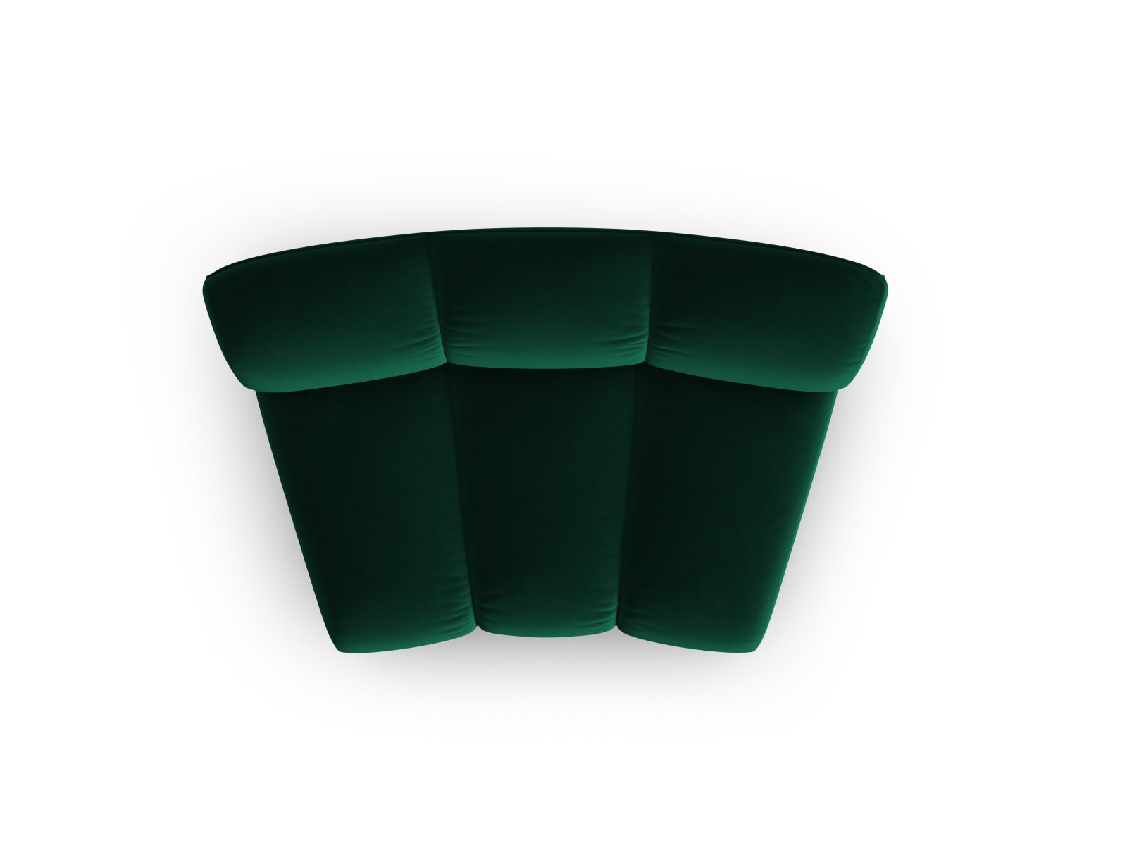Lupine Velour Modul Armless 1 Sitzer in Bottle Green präsentiert im Onlineshop von KAQTU Design AG. Modulares Sofa ist von Micadoni