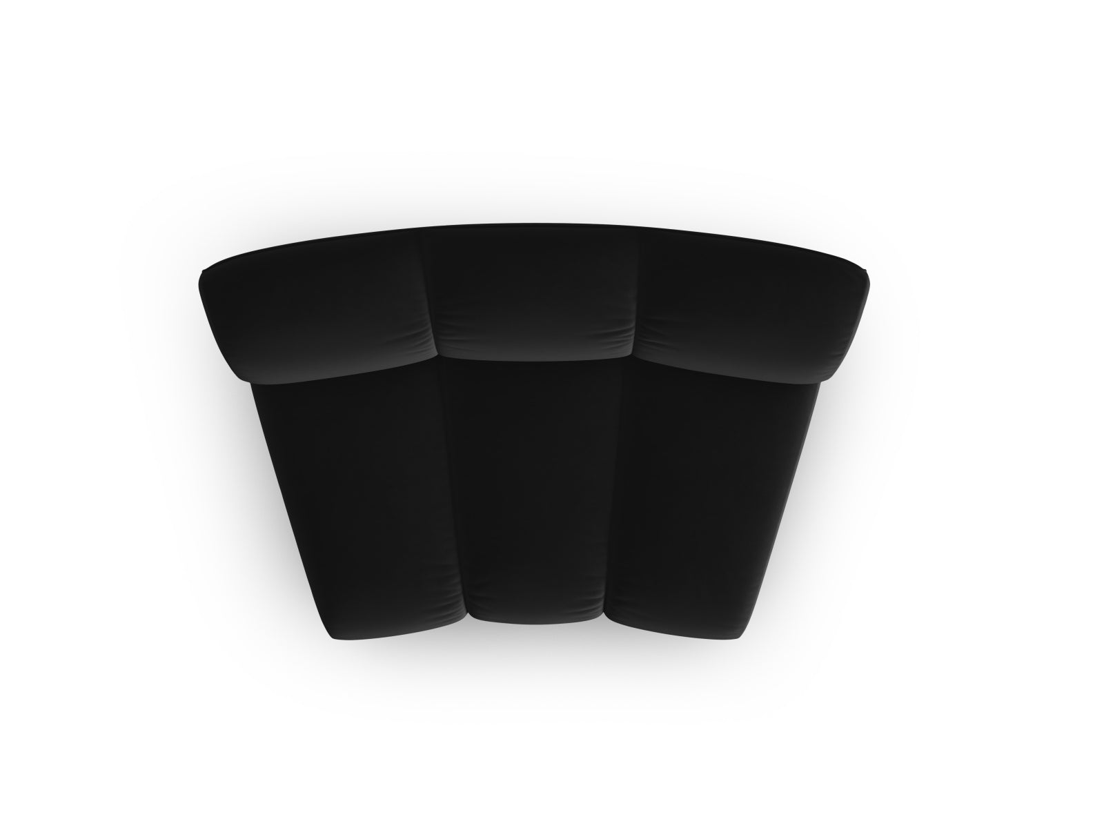 Lupine Velour Modul Armless 1 Sitzer in Black präsentiert im Onlineshop von KAQTU Design AG. Modulares Sofa ist von Micadoni