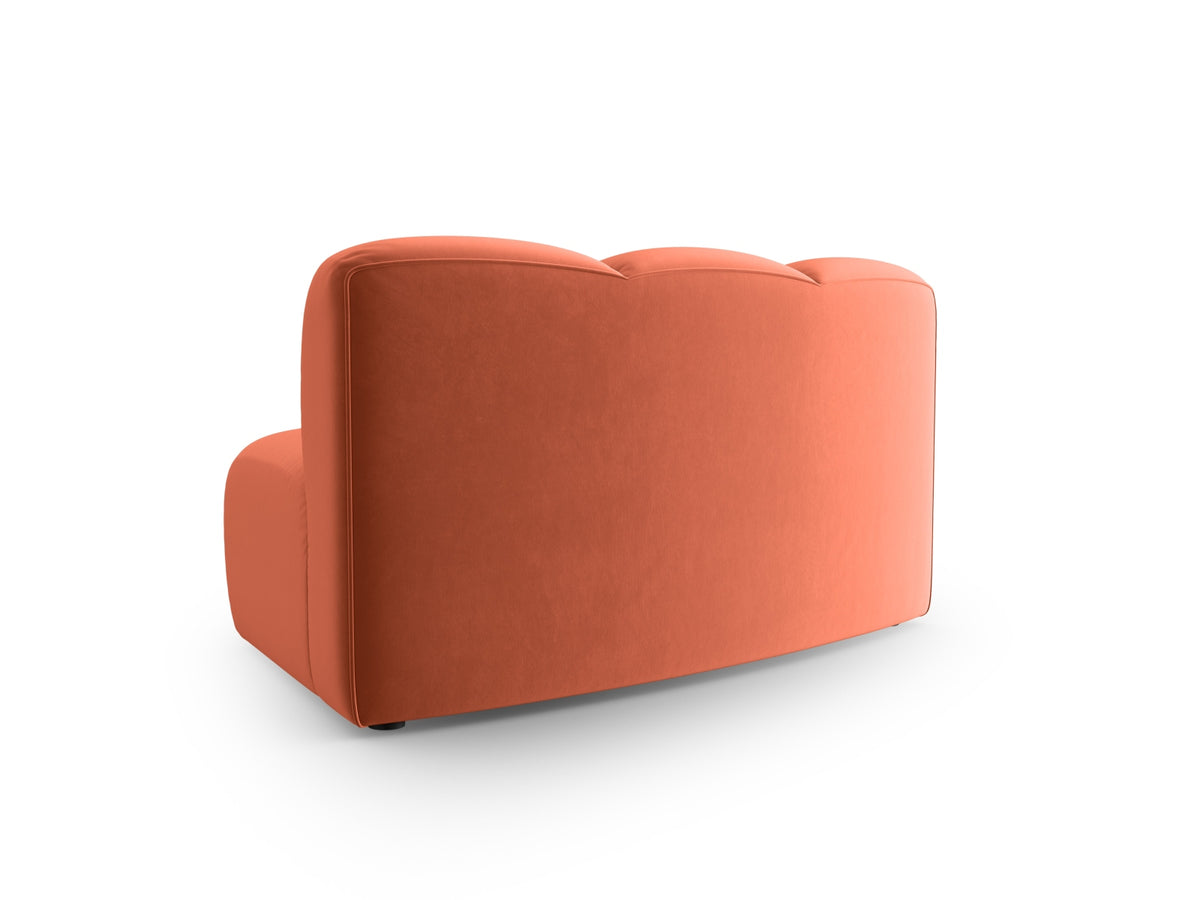 Lupine Velour Modul Armless 1 Sitzer in Coral-Salvador präsentiert im Onlineshop von KAQTU Design AG. Modulares Sofa ist von Micadoni