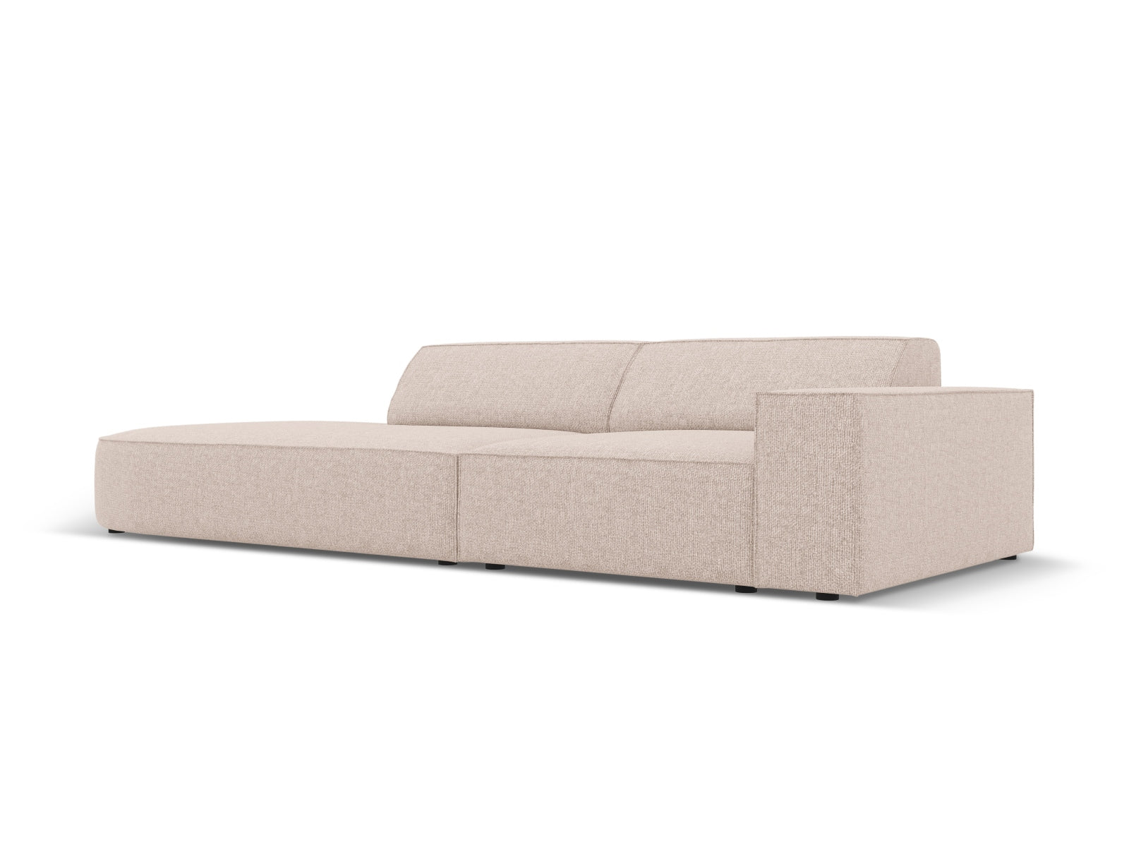 Jodie Modulares Sofa open links 3 Sitzer in Beige präsentiert im Onlineshop von KAQTU Design AG. L-Sofa links ist von Micadoni