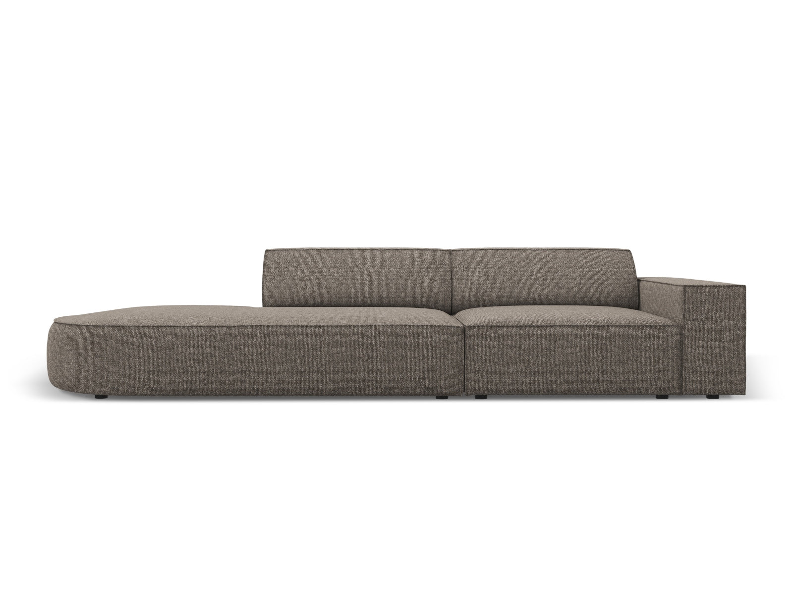 Jodie Modulares Sofa open links 3 Sitzer in Grey präsentiert im Onlineshop von KAQTU Design AG. L-Sofa links ist von Micadoni