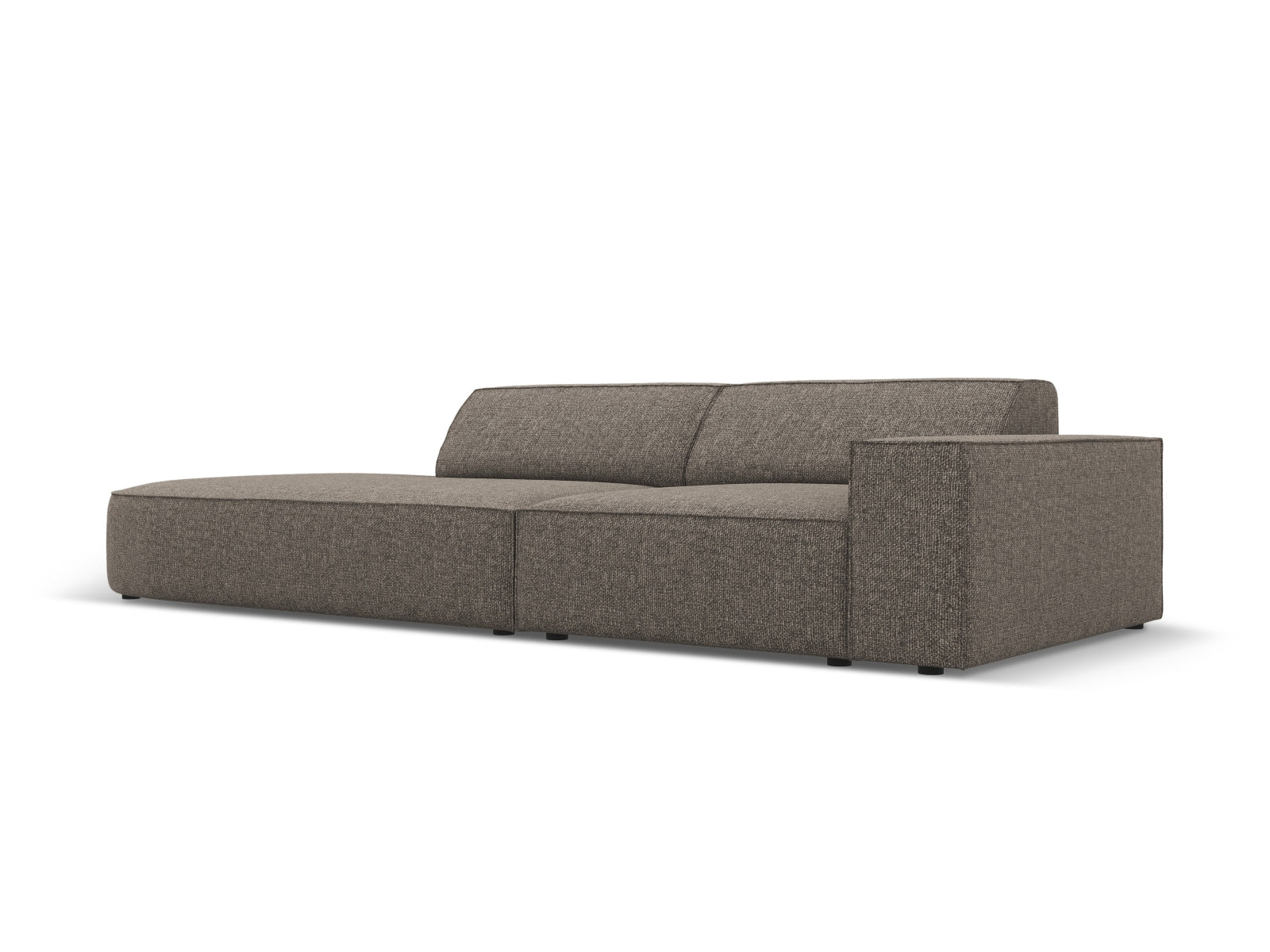 Jodie Modulares Sofa open links 3 Sitzer in Grey präsentiert im Onlineshop von KAQTU Design AG. L-Sofa links ist von Micadoni