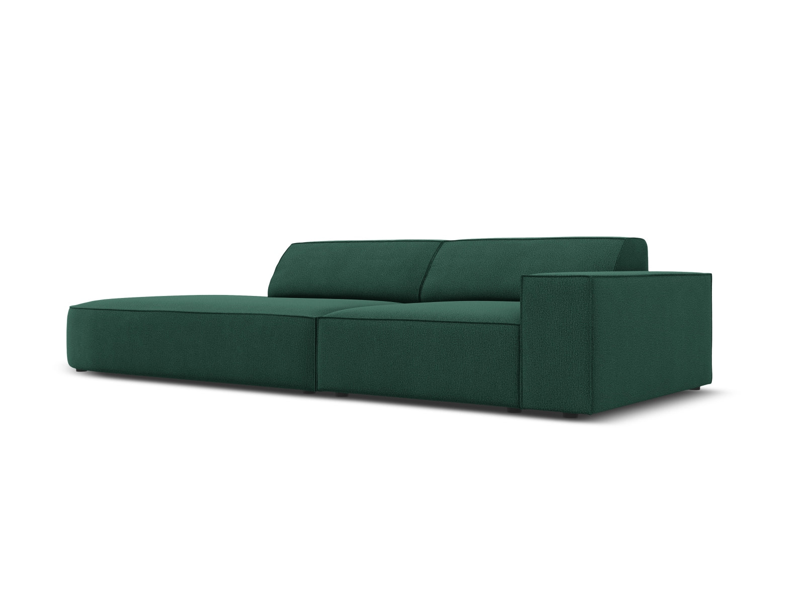 Jodie Modulares Sofa open links 3 Sitzer in Green präsentiert im Onlineshop von KAQTU Design AG. L-Sofa links ist von Micadoni