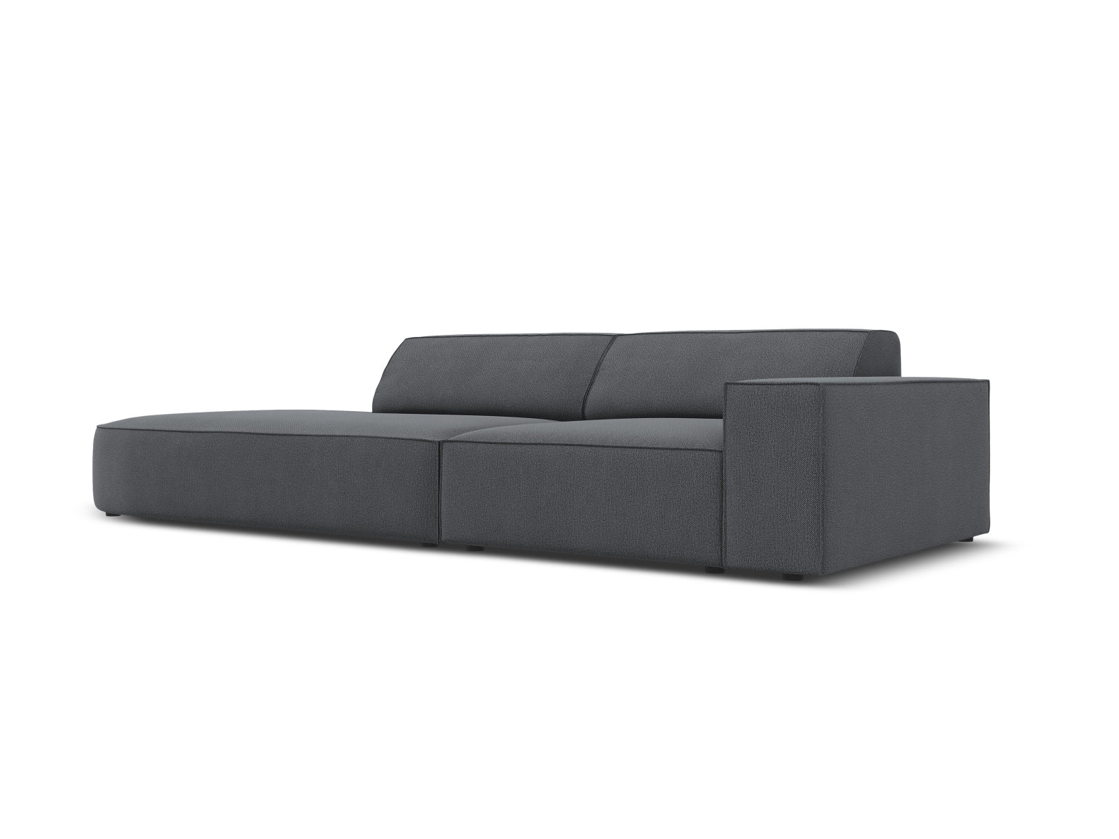 Jodie Modulares Sofa open links 3 Sitzer in Dark Grey präsentiert im Onlineshop von KAQTU Design AG. L-Sofa links ist von Micadoni