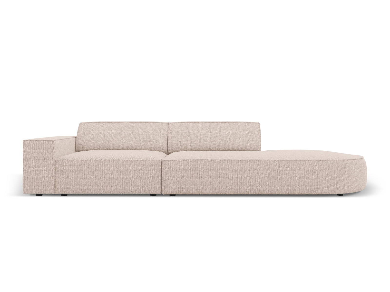 Jodie Modulares Sofa open rechts 3 Sitzer in Beige präsentiert im Onlineshop von KAQTU Design AG. L-Sofa rechts ist von Micadoni