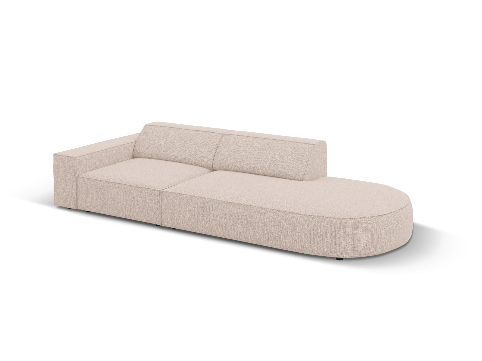 Jodie Modulares Sofa open rechts 3 Sitzer in Beige präsentiert im Onlineshop von KAQTU Design AG. L-Sofa rechts ist von Micadoni