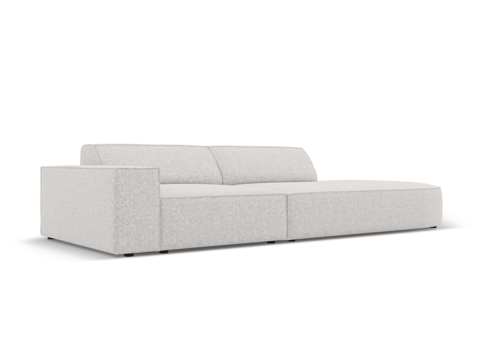 Jodie Modulares Sofa open rechts 3 Sitzer in Light Grey präsentiert im Onlineshop von KAQTU Design AG. L-Sofa rechts ist von Micadoni