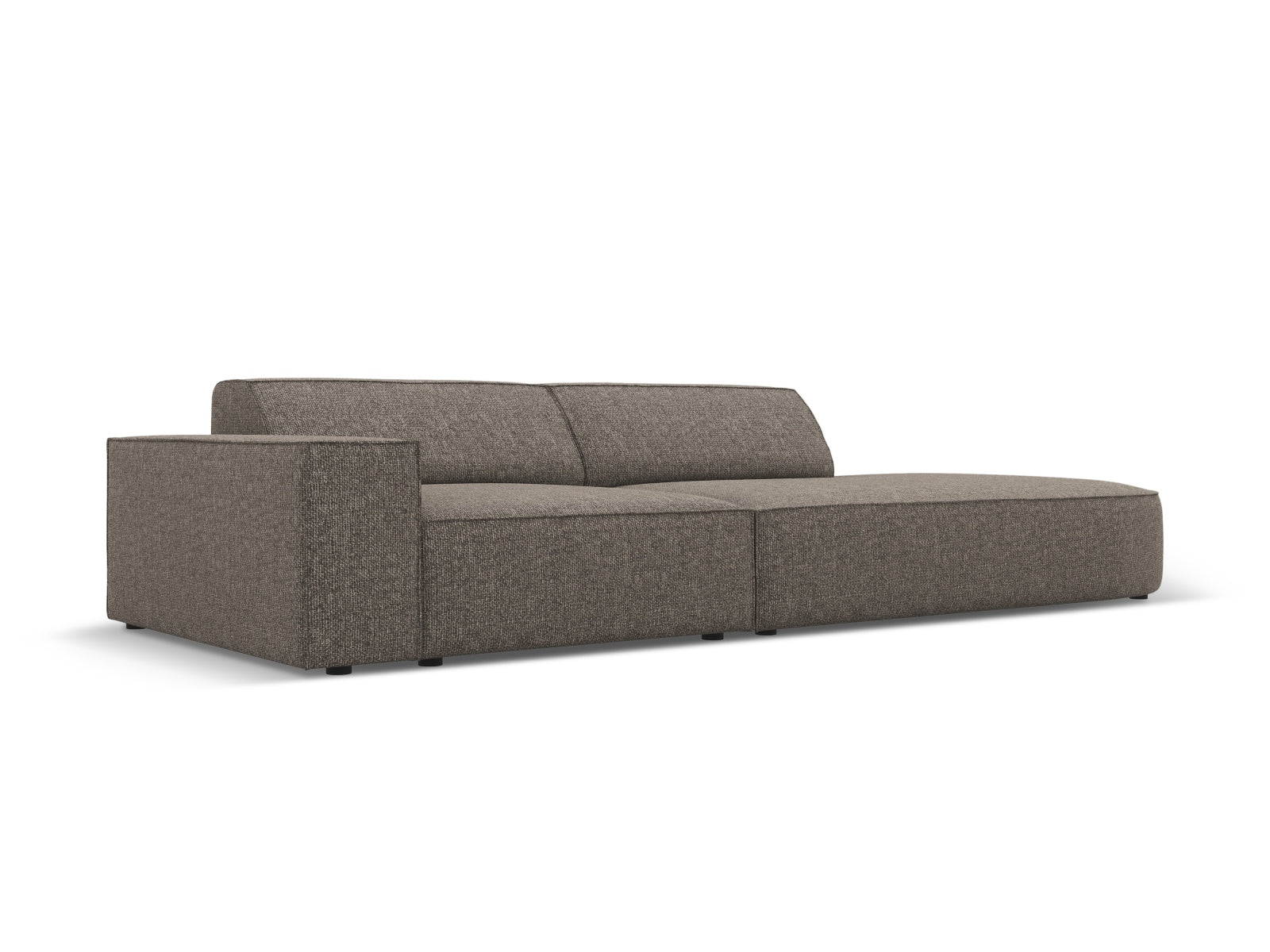 Jodie Modulares Sofa open rechts 3 Sitzer in Grey präsentiert im Onlineshop von KAQTU Design AG. L-Sofa rechts ist von Micadoni