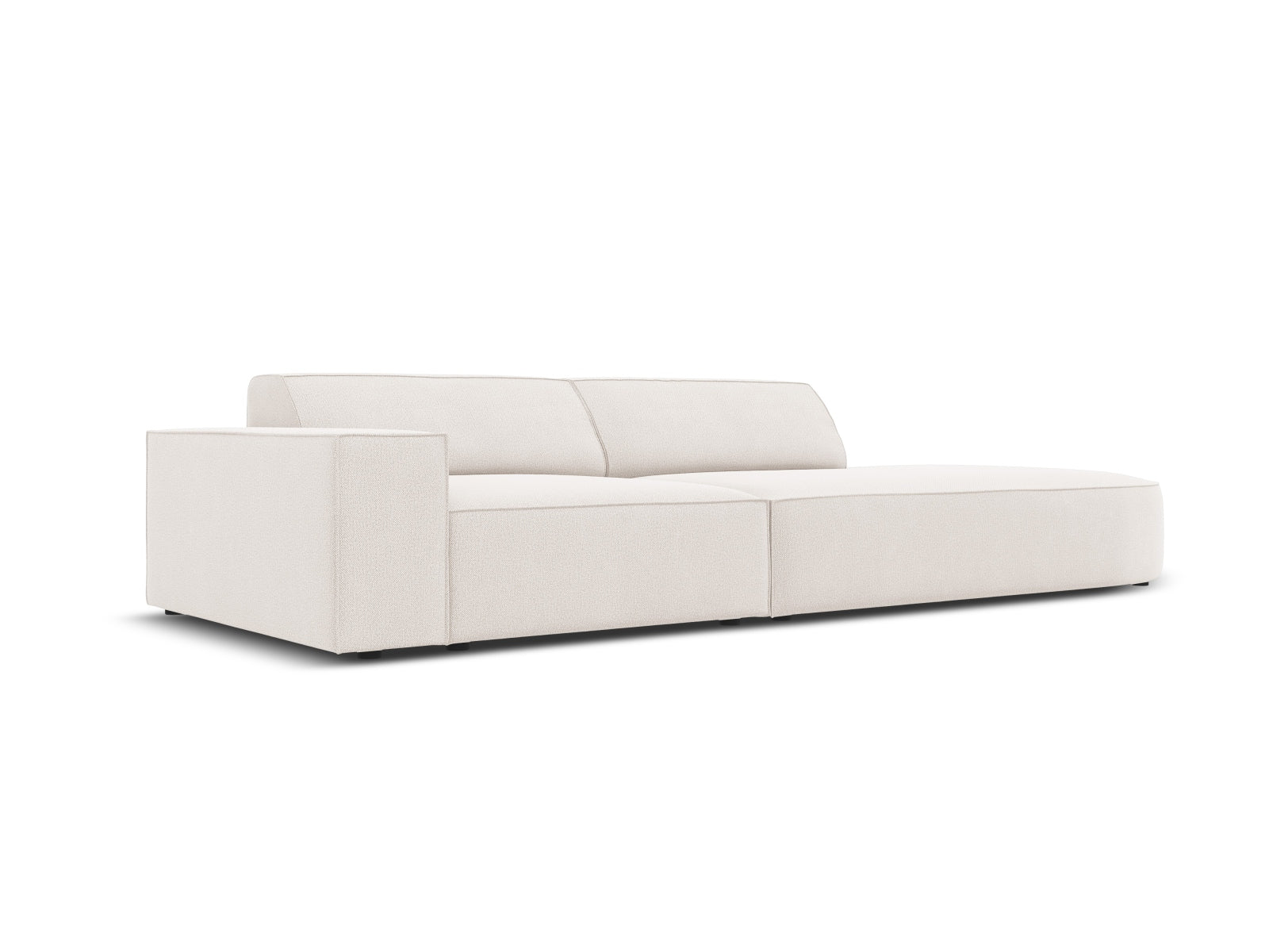 Jodie Modulares Sofa open rechts 3 Sitzer in Light Beige präsentiert im Onlineshop von KAQTU Design AG. L-Sofa rechts ist von Micadoni