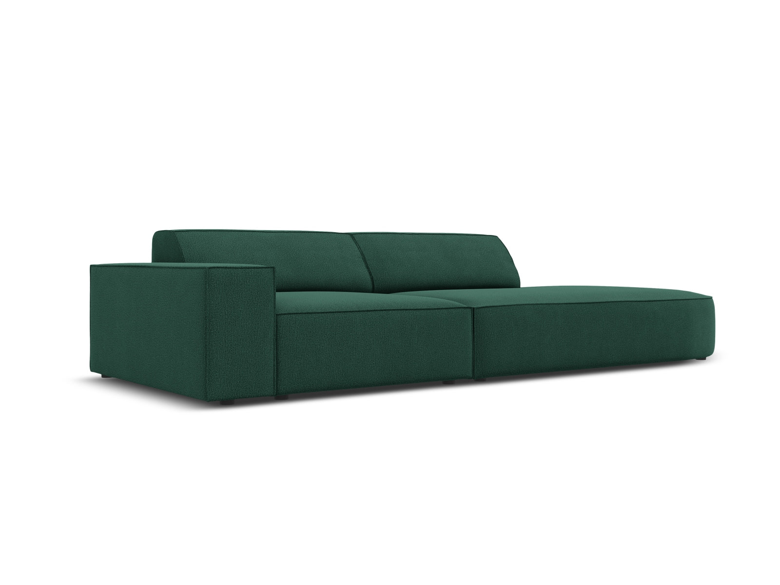 Jodie Modulares Sofa open rechts 3 Sitzer in Green präsentiert im Onlineshop von KAQTU Design AG. L-Sofa rechts ist von Micadoni