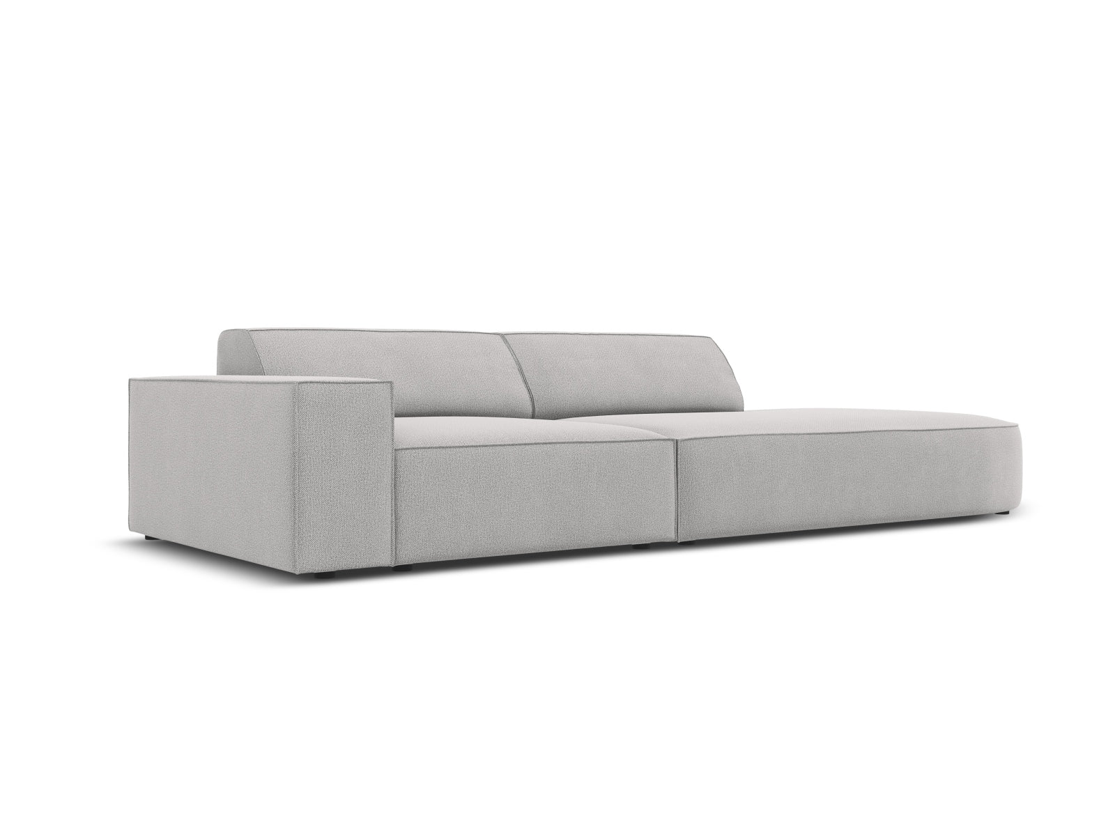 Jodie Modulares Sofa open rechts 3 Sitzer in Light Grey präsentiert im Onlineshop von KAQTU Design AG. L-Sofa rechts ist von Micadoni