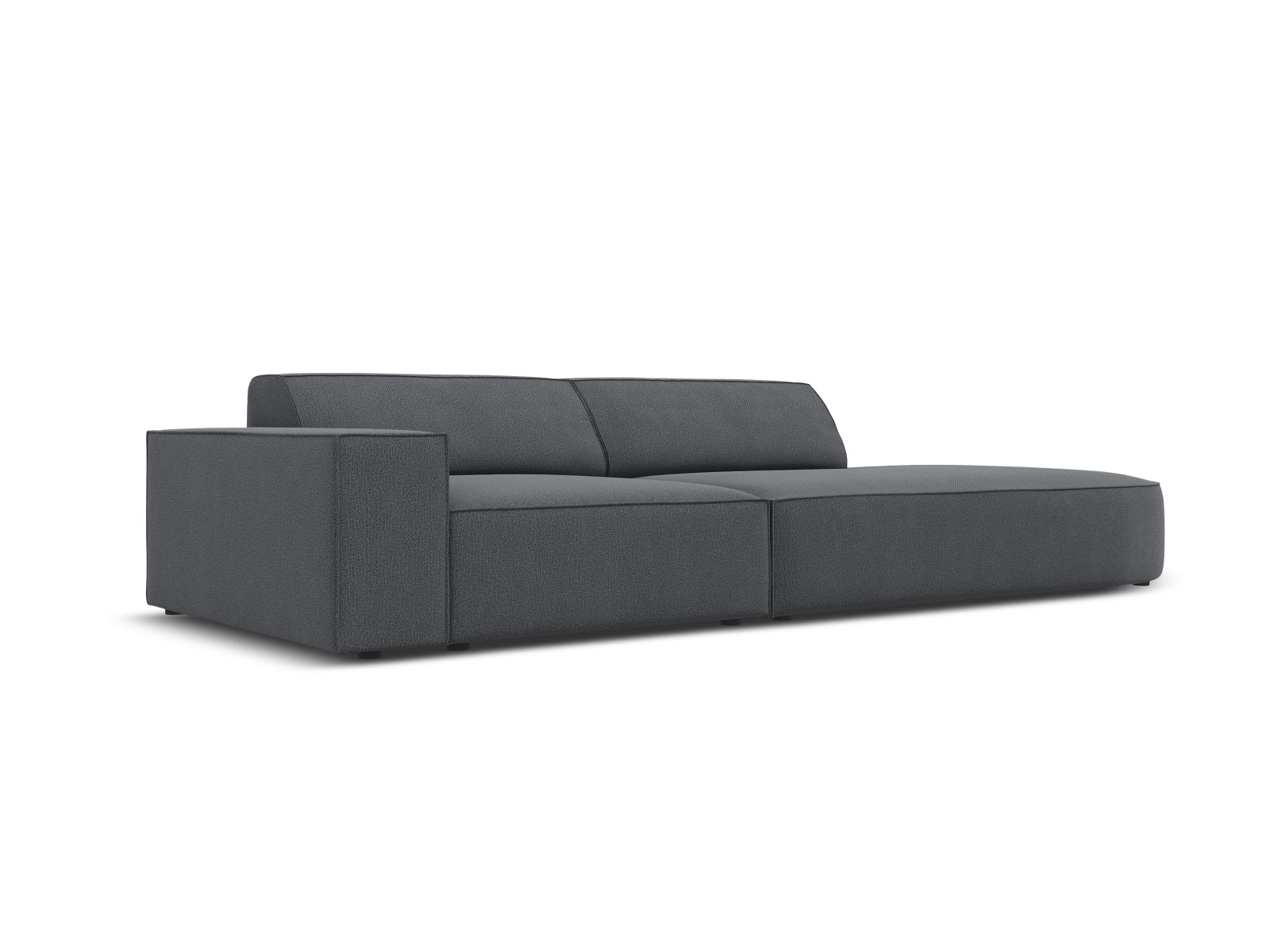 Jodie Modulares Sofa open rechts 3 Sitzer in Dark Grey präsentiert im Onlineshop von KAQTU Design AG. L-Sofa rechts ist von Micadoni