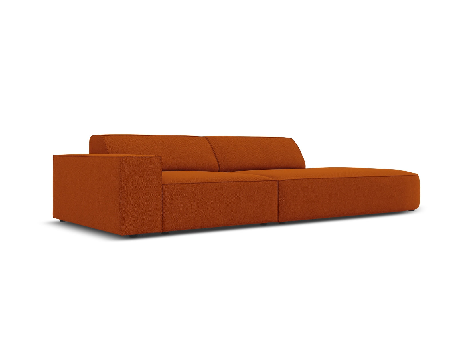Jodie Modulares Sofa open rechts 3 Sitzer in Terracotta präsentiert im Onlineshop von KAQTU Design AG. L-Sofa rechts ist von Micadoni