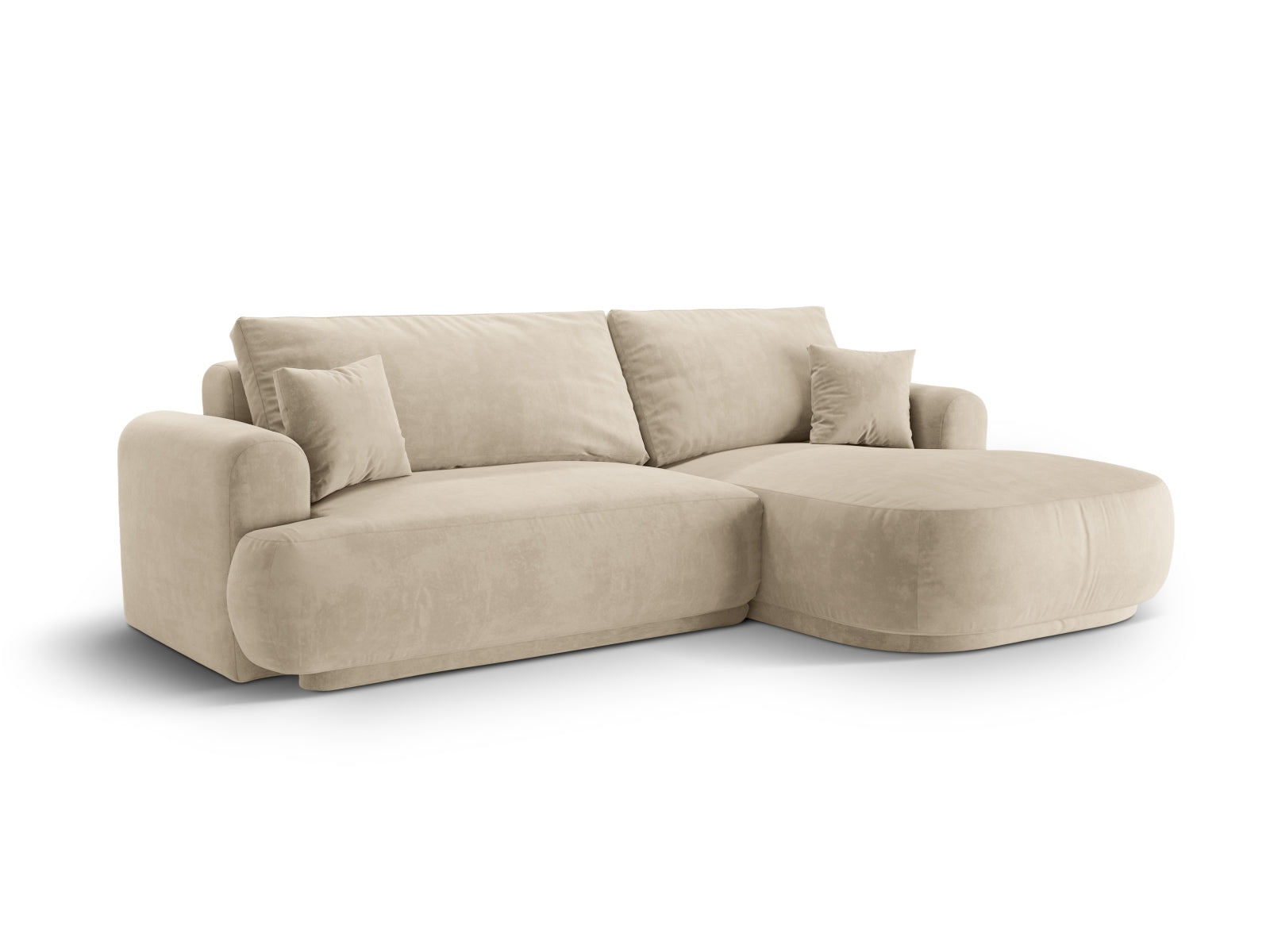 Entdecken Sie das elegante Ella Velour Ecksofa von Micadoni! Dieses 5-Sitzer Sofa mit Schlaffunktion und praktischem Stauraum vereint Stil und Funktionalität.