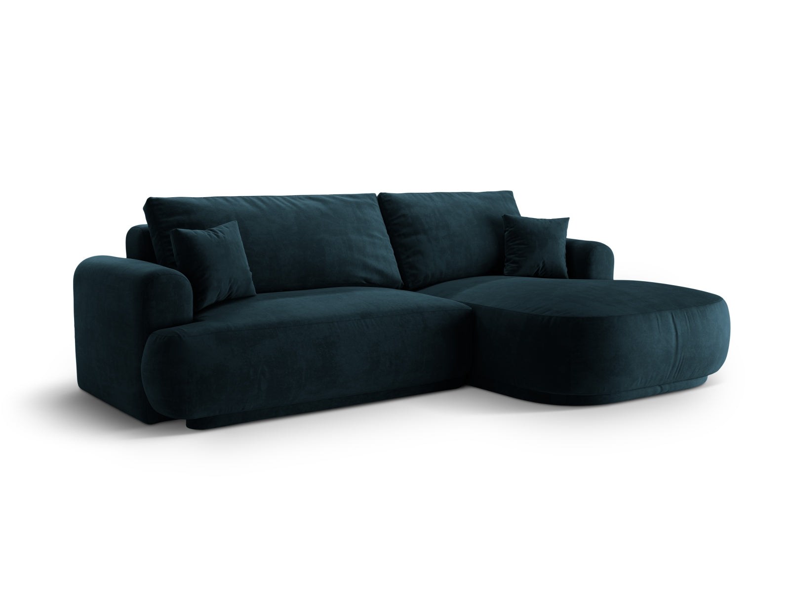 Erleben Sie das stilvolle Ella Velour Ecksofa von Micadoni! Dieses 5-Sitzer Sofa bietet Schlaffunktion und Stauraum für maximalen Komfort.