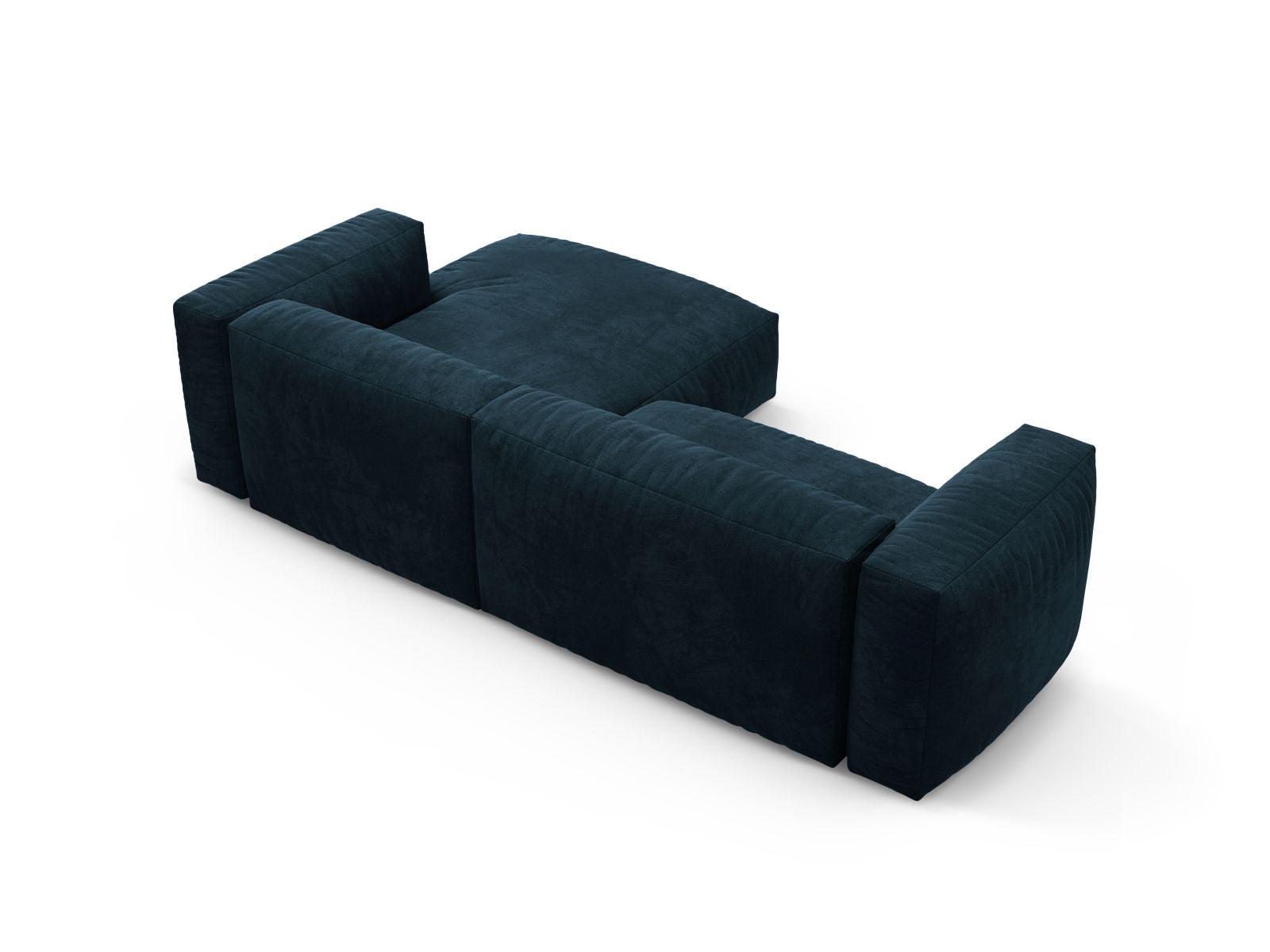 Elegantes 4-Sitzer Ecksofa Martina in trendigem Petrol, perfekt für gemütliche Abende und als Schlafgelegenheit für Übernachtungsgäste.