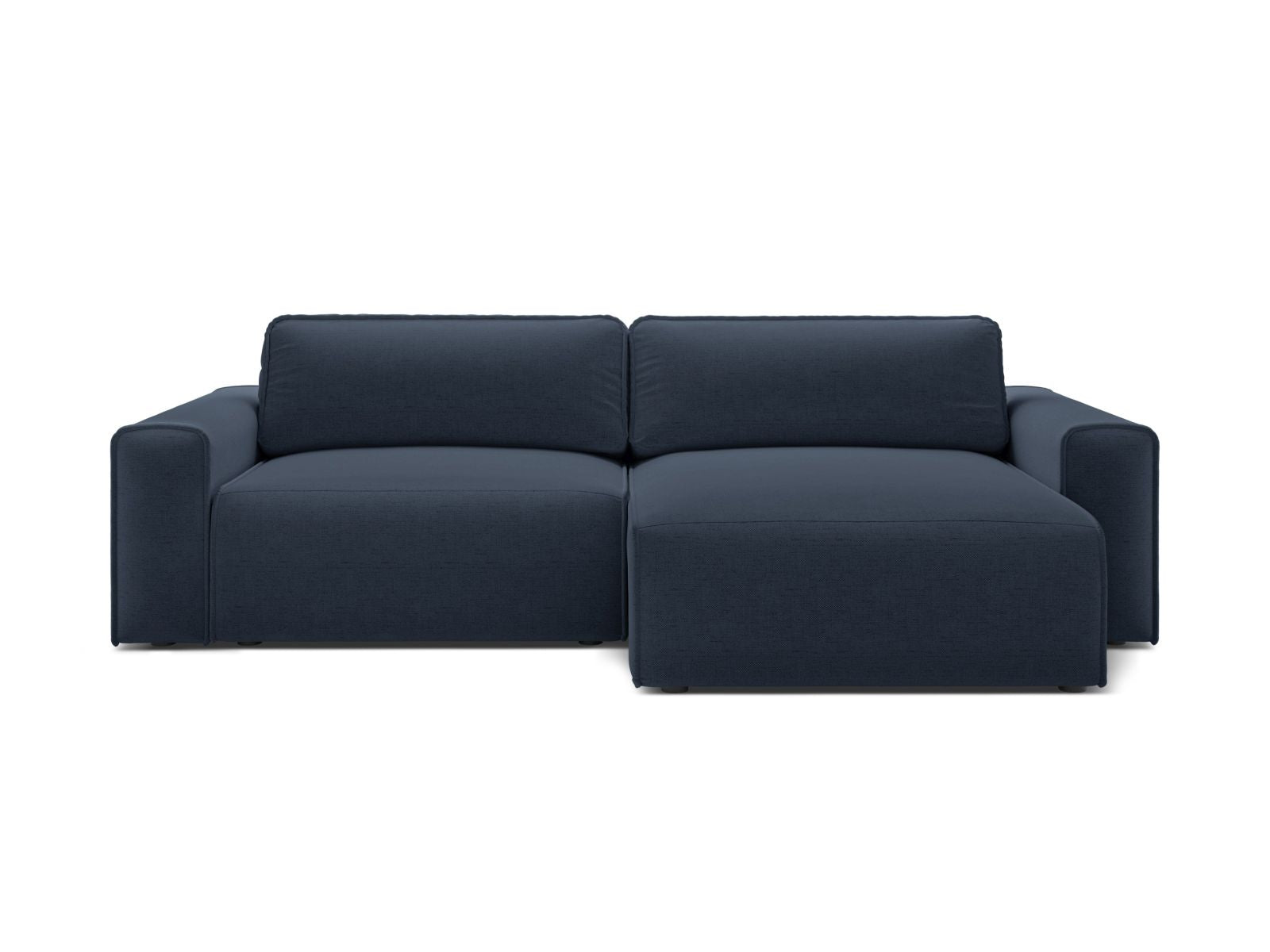 3-Sitzer Ecksofa rechts mit Schlaffunktion und Stauraum Victor in Royal Blue-Moly präsentiert im Onlineshop von KAQTU Design AG. Bettsofa rechts ist von Micadoni