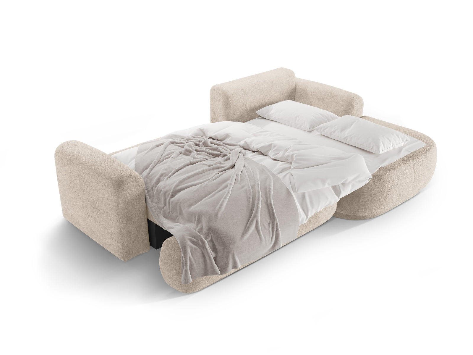 Erleben Sie das Ella Modular Ecksofa rechts von Micadoni: stilvolles 5-Sitzer Sofa mit praktischer Schlaffunktion und cleverem Stauraum für Ihr Zuhause.