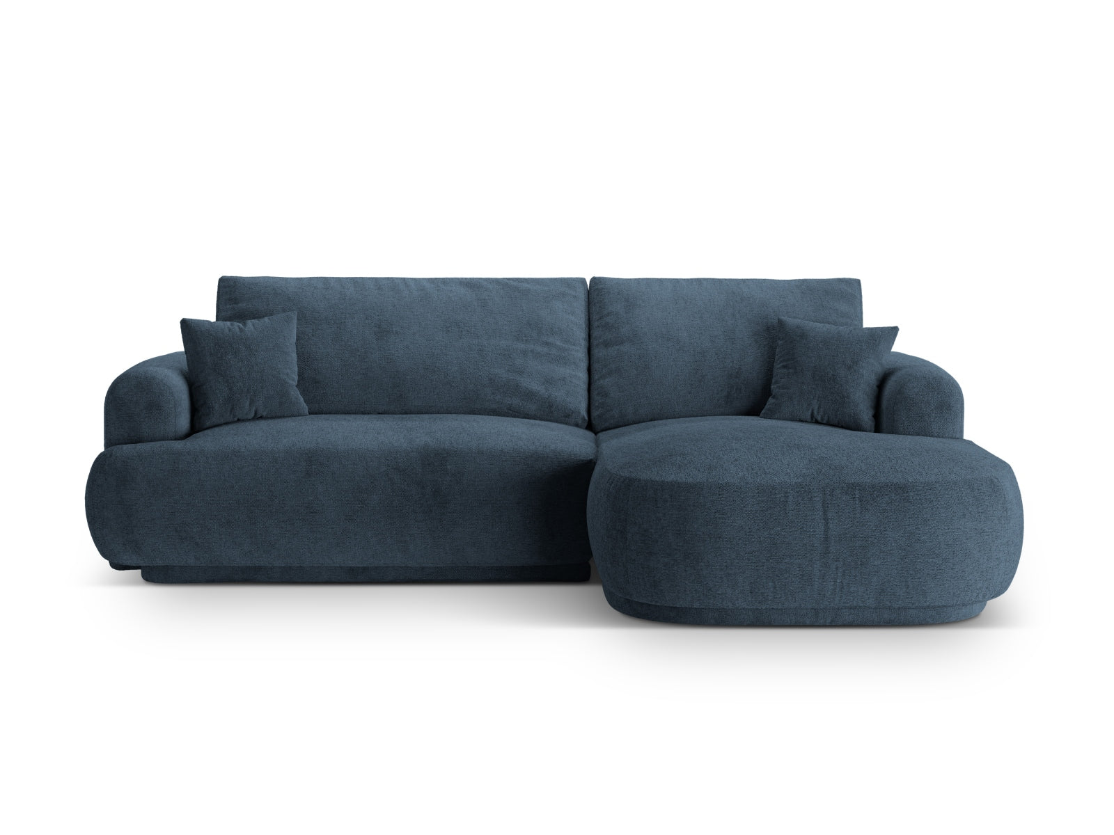Ella Modular Ecksofa rechts mit Schlaffunktion und Stauraum 5 Sitzer in Dark Blue präsentiert im Onlineshop von KAQTU Design AG. Ecksofa rechts ist von Micadoni