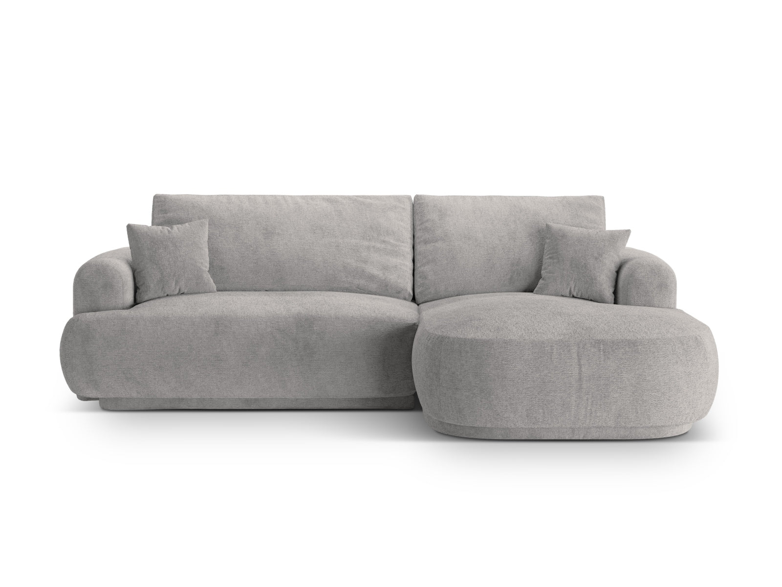Ella Modular Ecksofa rechts mit Schlaffunktion und Stauraum 5 Sitzer in Warm grey präsentiert im Onlineshop von KAQTU Design AG. Ecksofa rechts ist von Micadoni