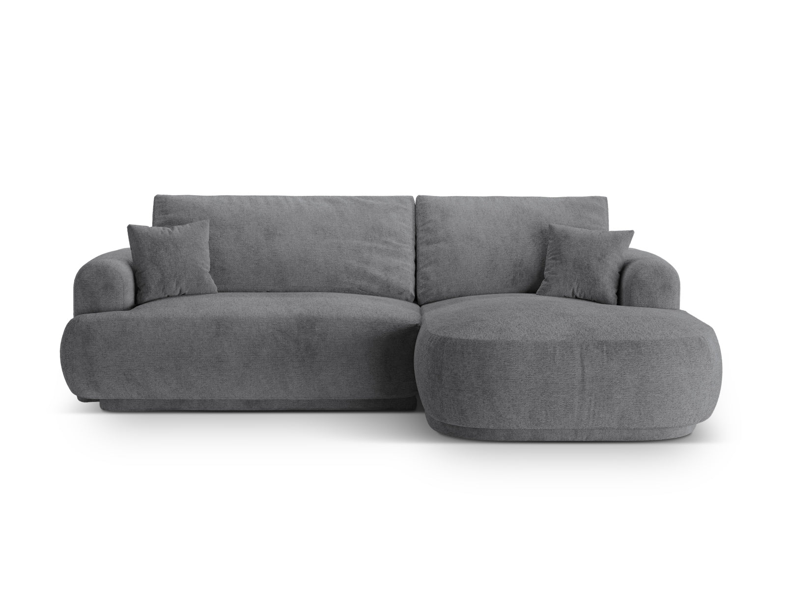 Ella Modular Ecksofa rechts mit Schlaffunktion und Stauraum 5 Sitzer in Grey präsentiert im Onlineshop von KAQTU Design AG. Ecksofa rechts ist von Micadoni
