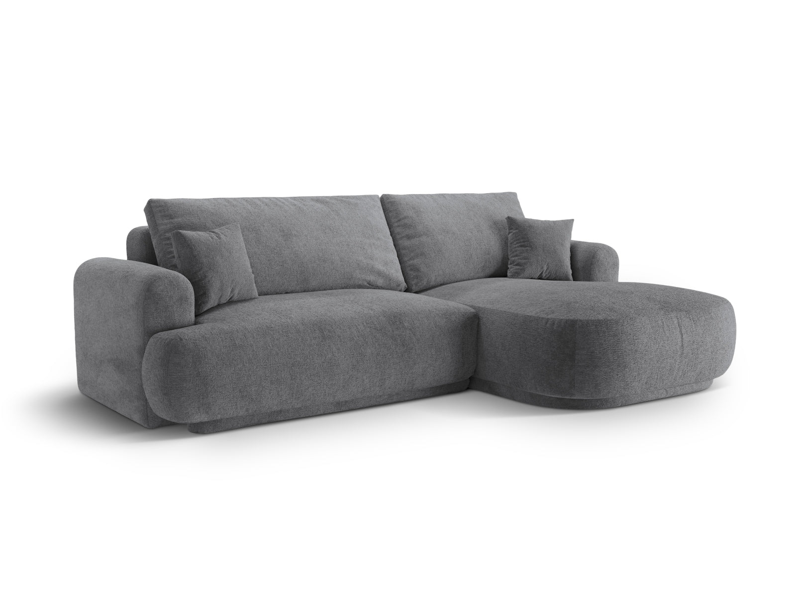 Erleben Sie das Ella Modular Ecksofa rechts von Micadoni: ein stilvolles 5-Sitzer Sofa mit praktischer Schlaffunktion und cleverem Stauraum für Ihr Zuhause.