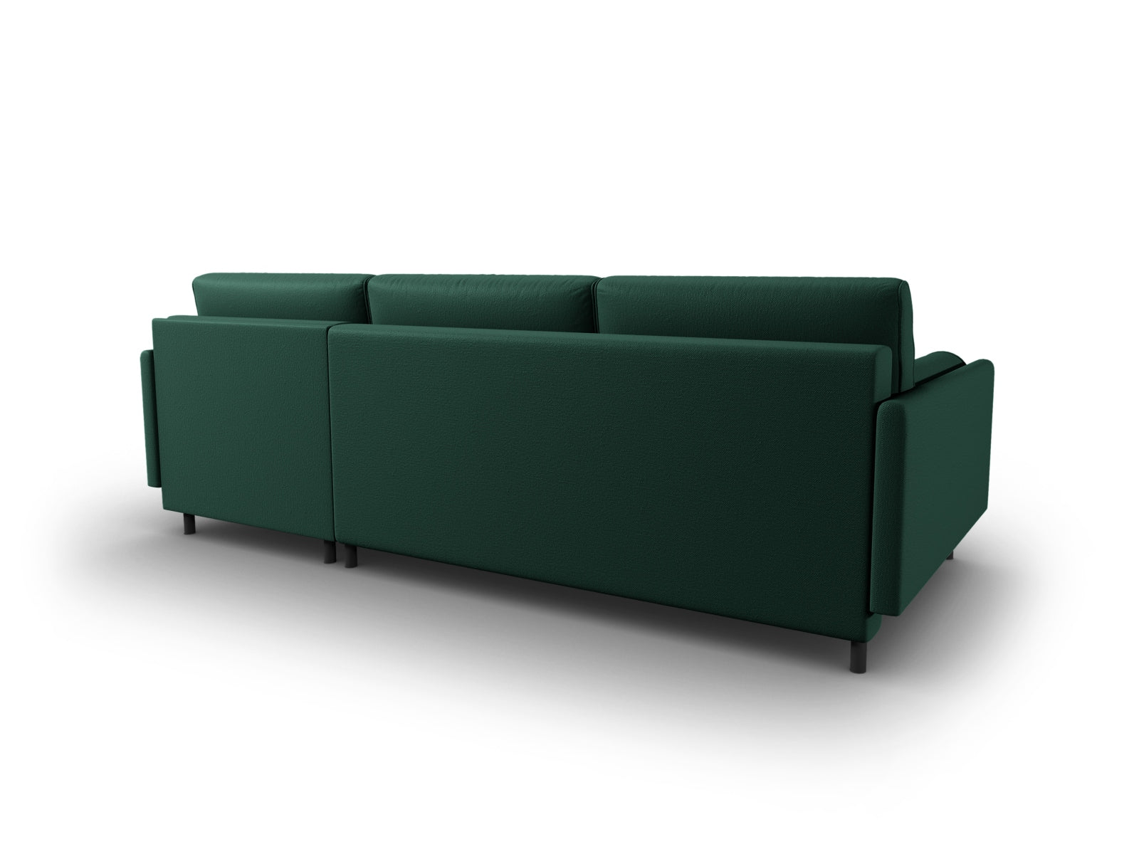 Scott Ecksofa rechts mit Schlaffunktion und Stauraum 5 Sitzer in Green präsentiert im Onlineshop von KAQTU Design AG. Ecksofa rechts ist von Micadoni
