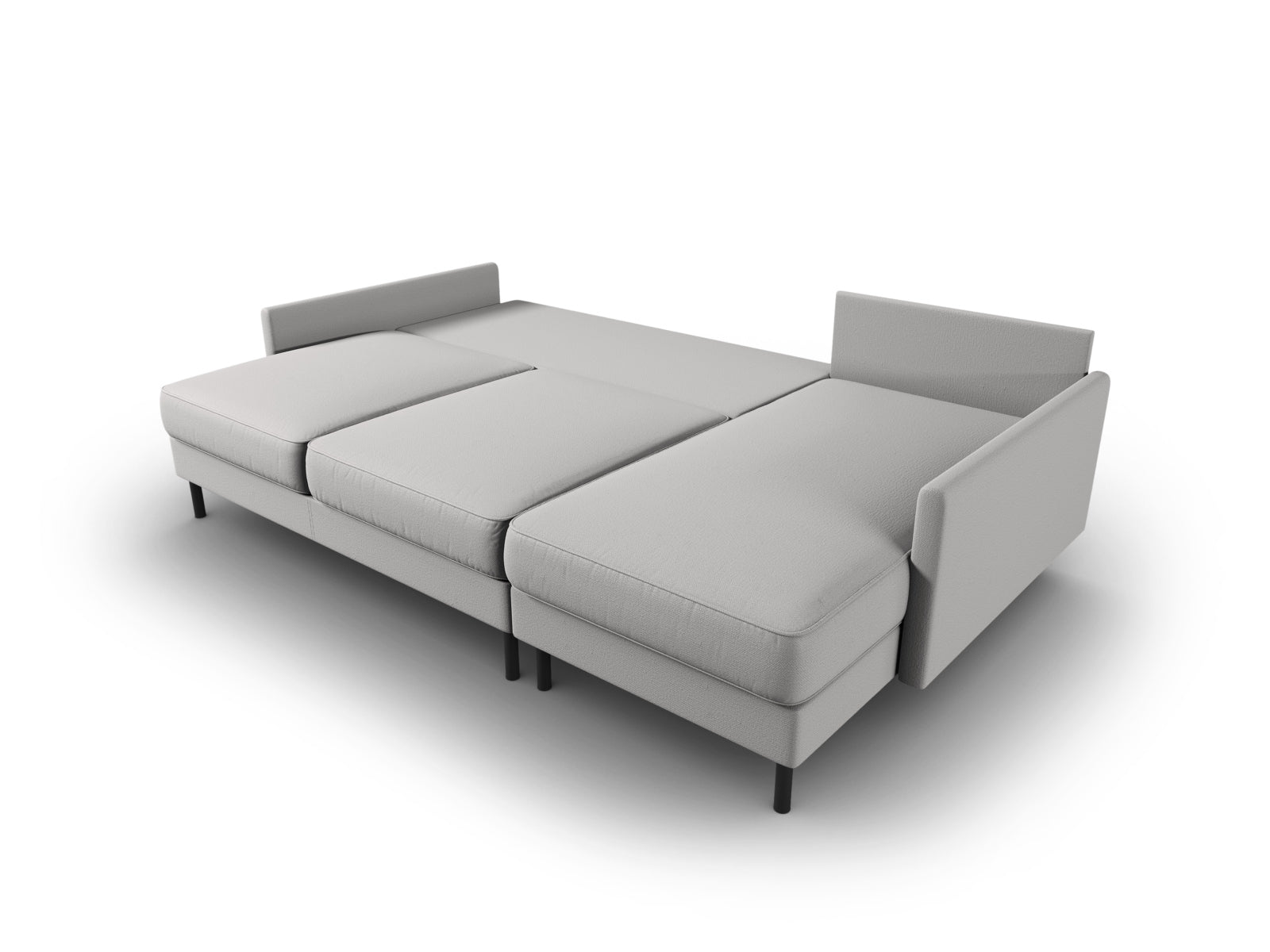 Scott Ecksofa rechts mit Schlaffunktion und Stauraum 5 Sitzer in Light Grey präsentiert im Onlineshop von KAQTU Design AG. Ecksofa rechts ist von Micadoni