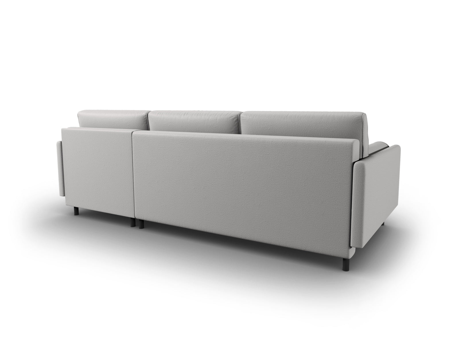 Scott Ecksofa rechts mit Schlaffunktion und Stauraum 5 Sitzer in Light Grey präsentiert im Onlineshop von KAQTU Design AG. Ecksofa rechts ist von Micadoni