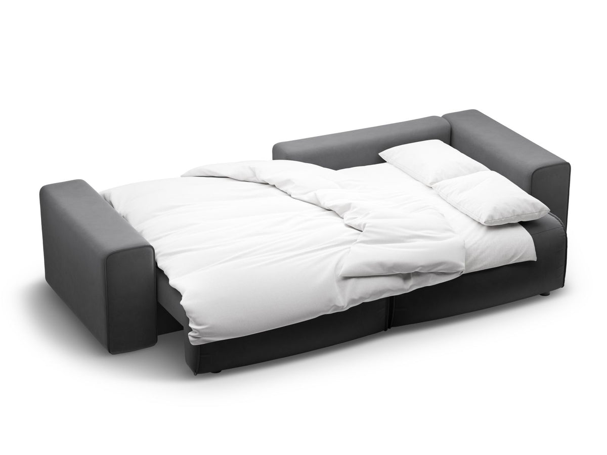 3-Sitzer Ecksofa Victor rechts mit Schlaffunktion und Stauraum in Grey-Paris präsentiert im Onlineshop von KAQTU Design AG. Bettsofa rechts ist von Micadoni