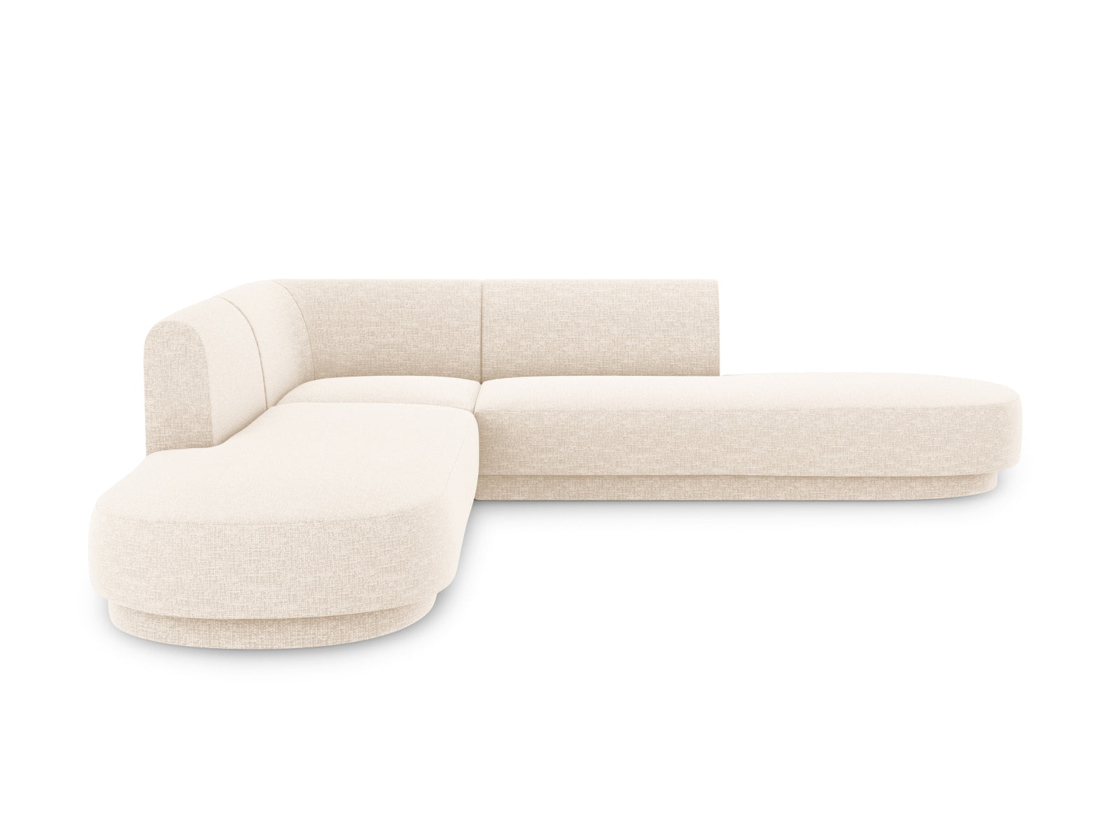 Miley Symmetrical Ecksofa 5 Sitzer in Light Beige präsentiert im Onlineshop von KAQTU Design AG. Ecksofa ist von Micadoni