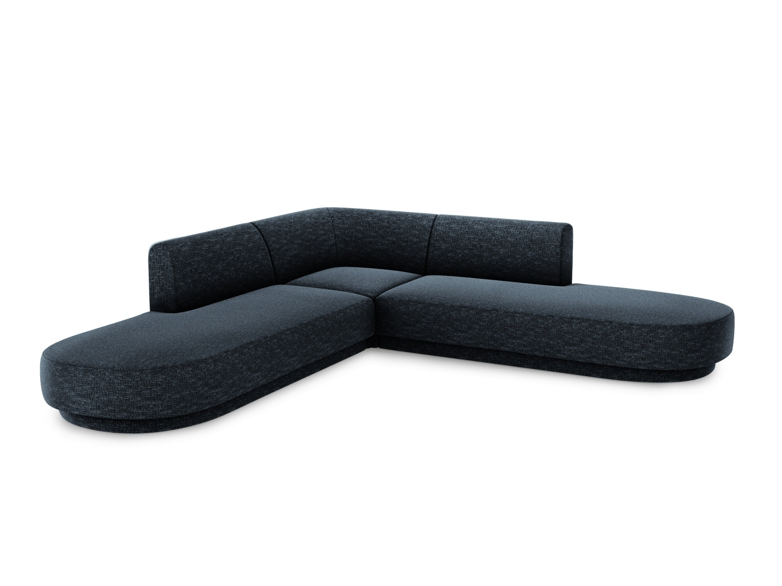 Miley Symmetrical Ecksofa 5 Sitzer in Royal Blue präsentiert im Onlineshop von KAQTU Design AG. Ecksofa ist von Micadoni